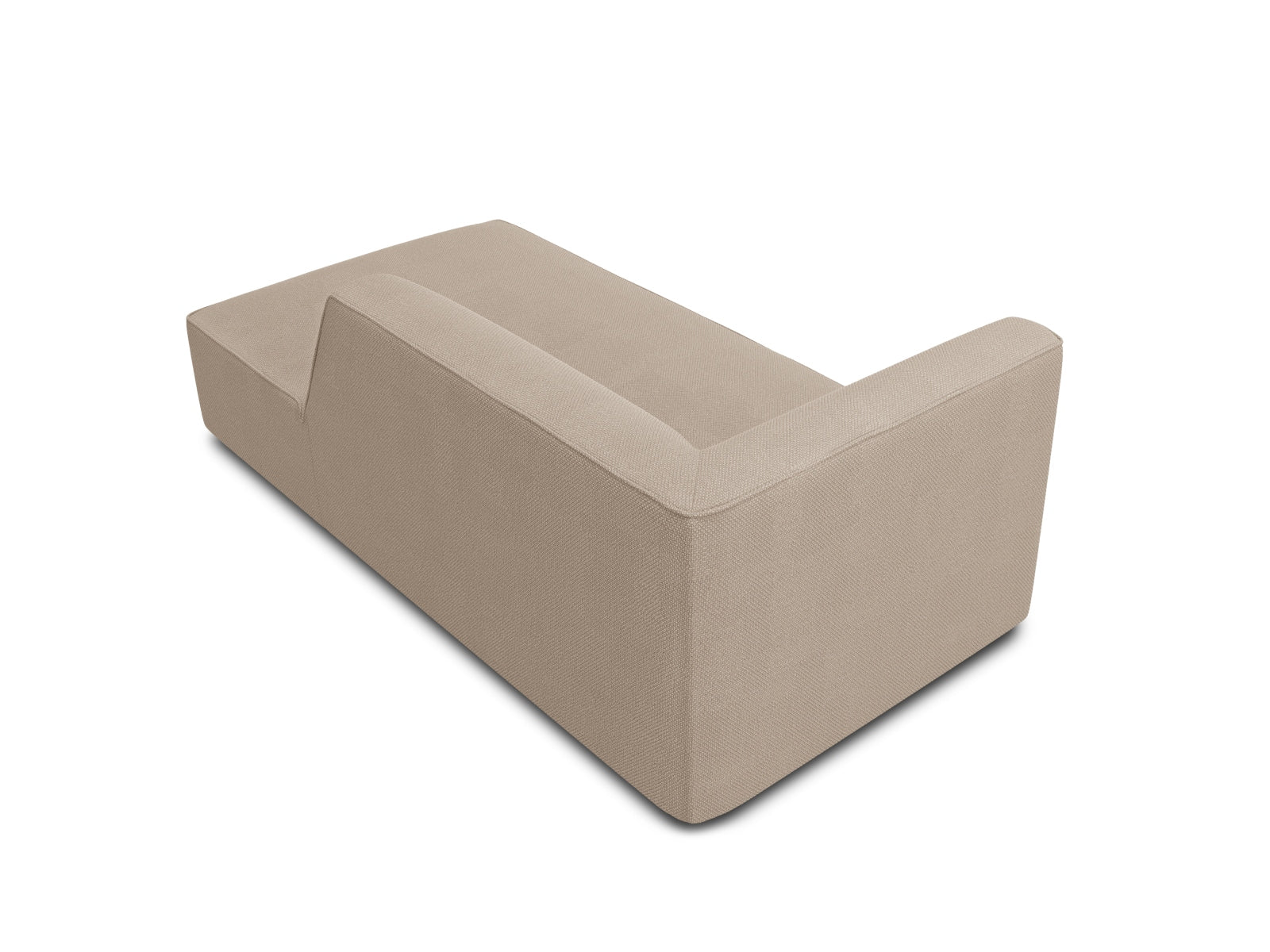 Stylisches Ruby Sofa Chaise Lounge rechts mit einem komfortablen Sitz in edlem Dunkelbeige, perfekt für zeitgemäße Inneneinrichtungen.
