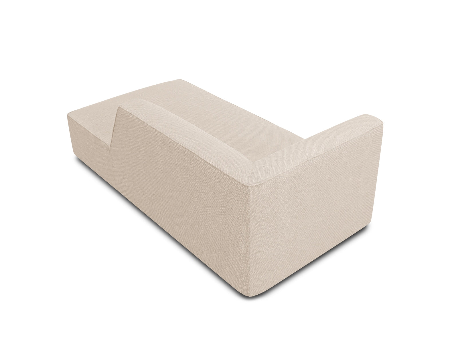 Modernes Ruby Sofa Chaise Lounge in Beige-Ottawa, perfekt für gemütliche Ecken. Hochwertige Materialien und elegantes Design von Micadoni.