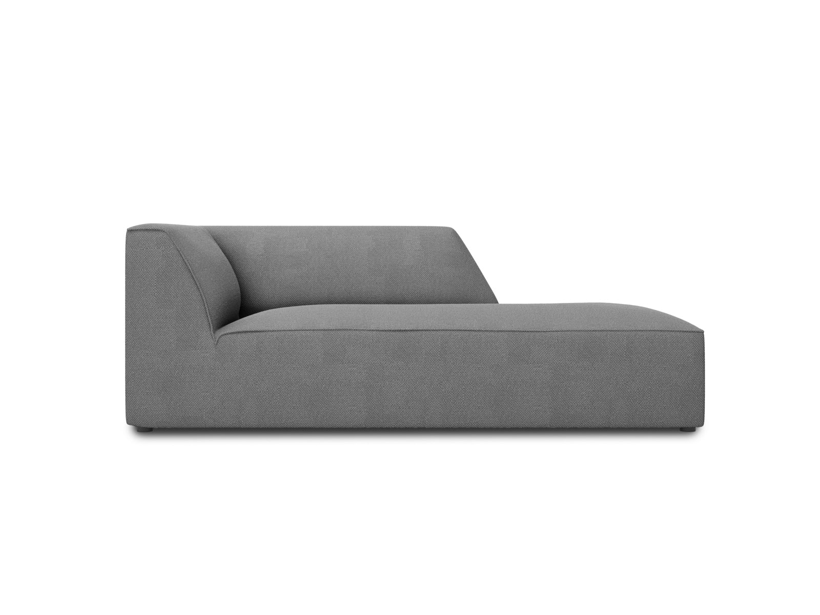 Ruby Sofa Chaise Lounge rechts 1 Sitz in Grey präsentiert im Onlineshop von KAQTU Design AG. L-Sofa rechts ist von Micadoni