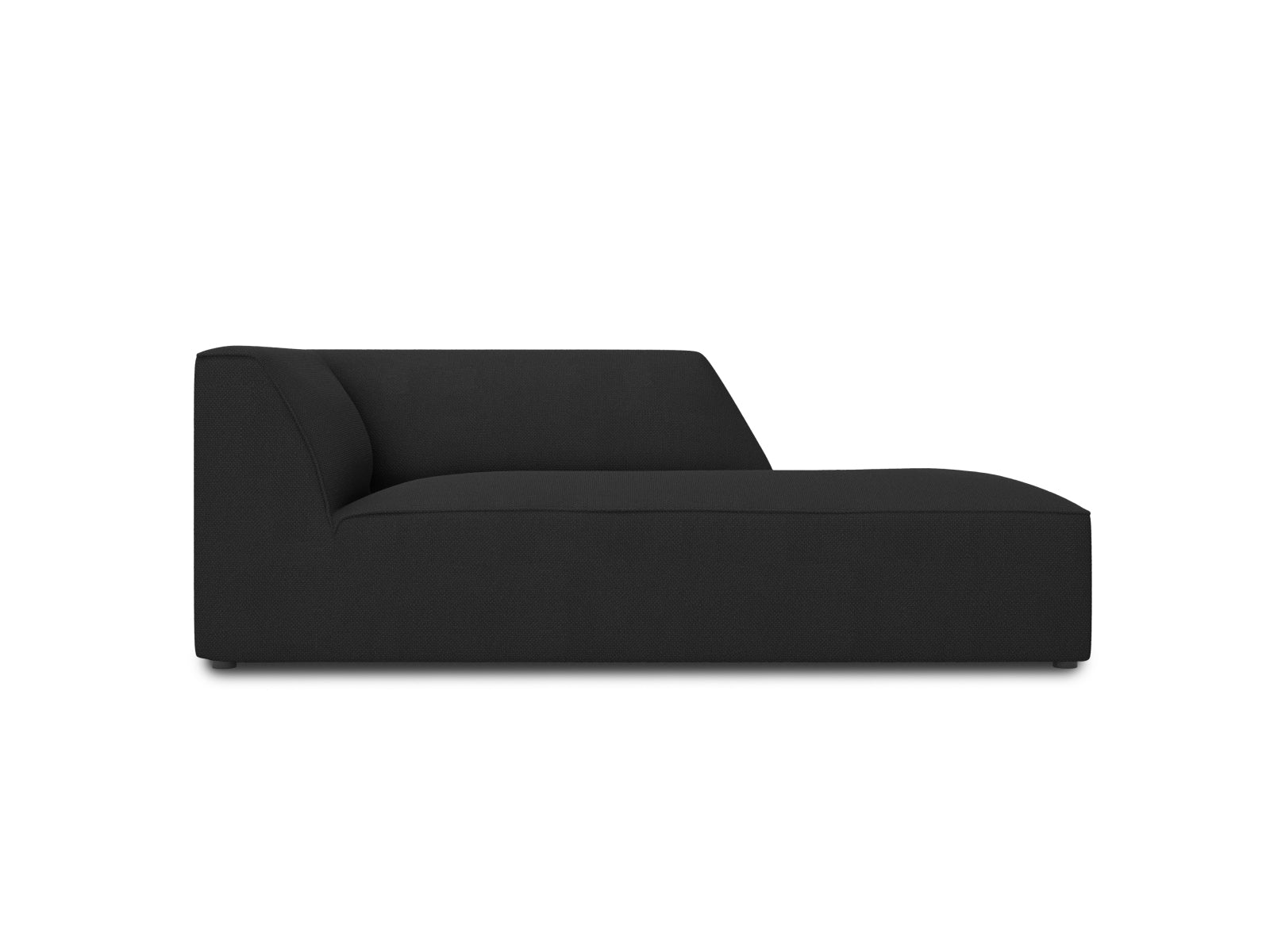 Ruby Sofa Chaise Lounge rechts 1 Sitz in Black präsentiert im Onlineshop von KAQTU Design AG. L-Sofa rechts ist von Micadoni