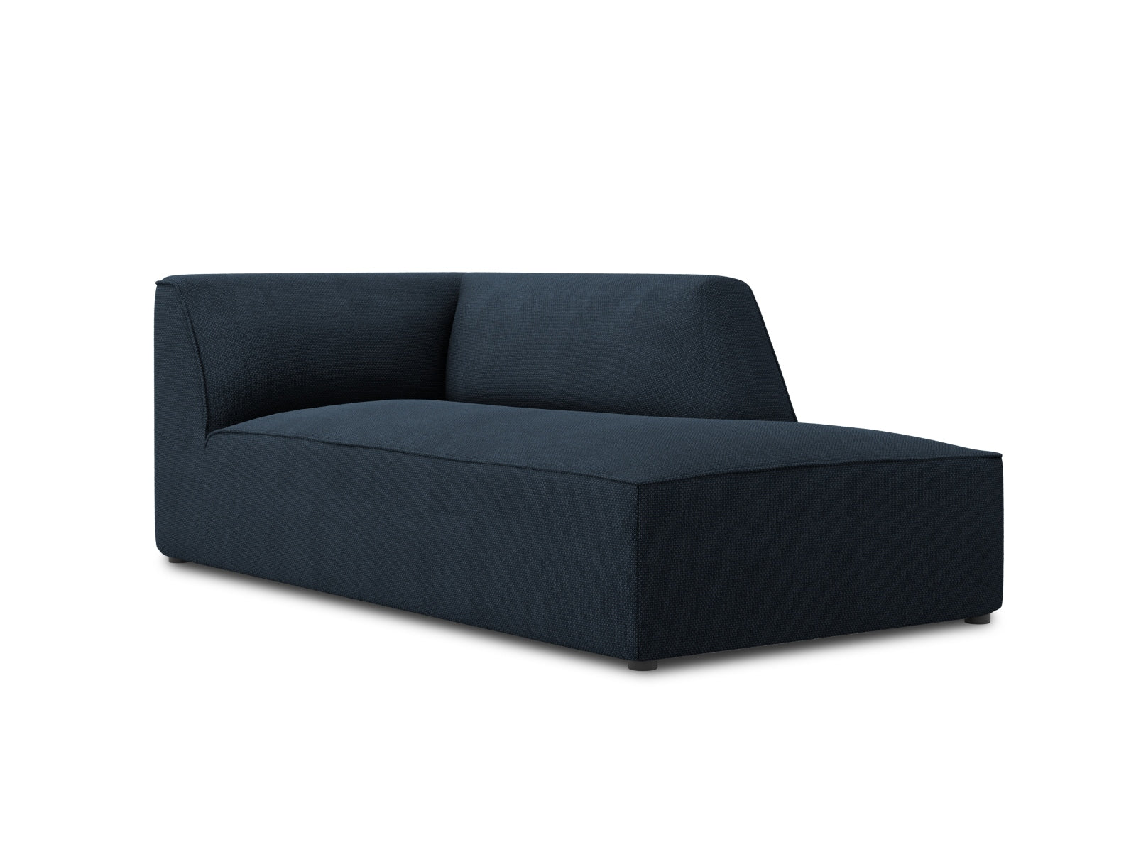 Elegantes Ruby Sofa Chaise Lounge in edlem Navy Blue, ideal für stilvolle Wohnräume. Hochwertige Verarbeitung von Micadoni.