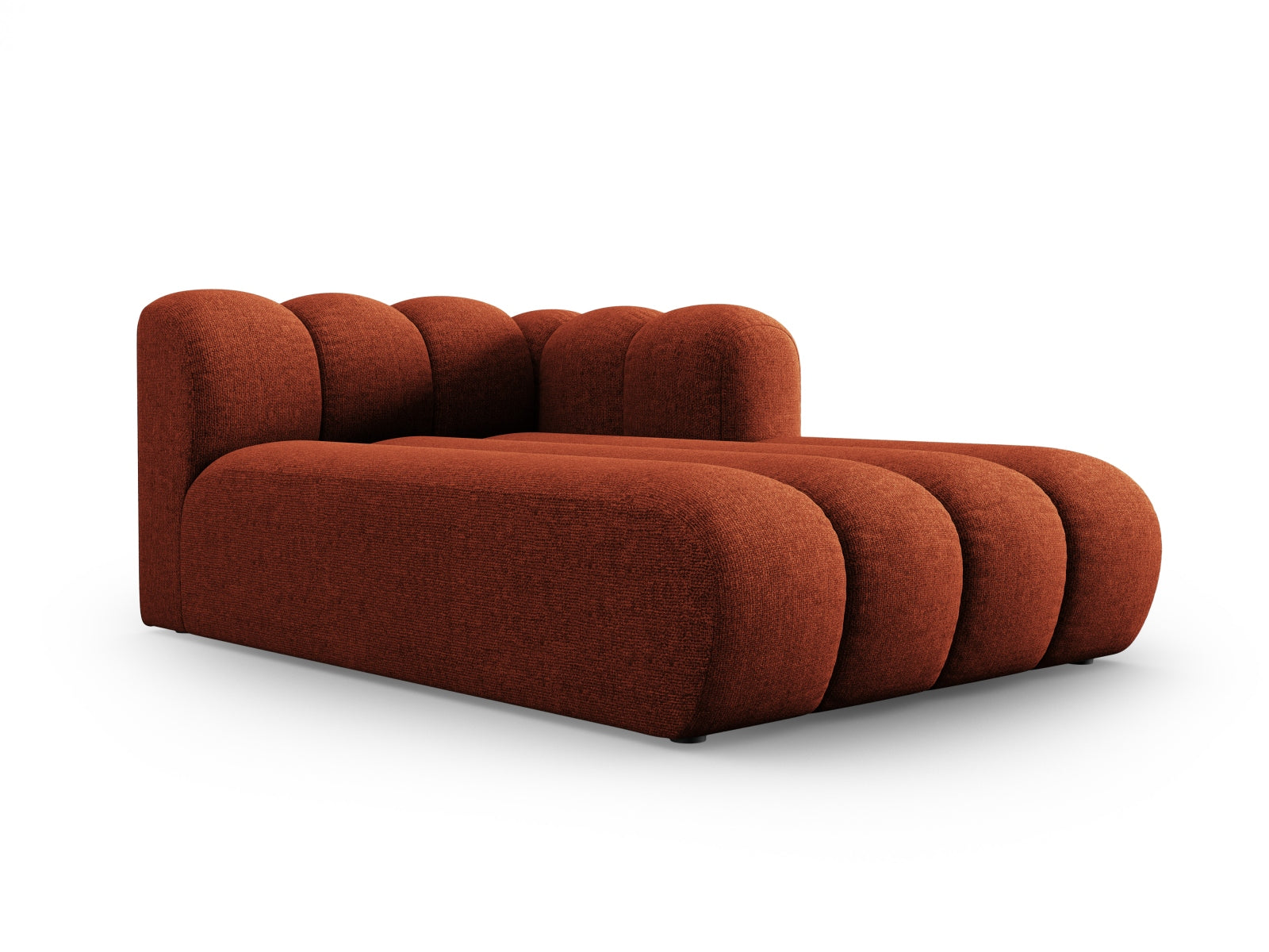 Lupine Sofa Chaise Lounge rechts 2 Sitzer in Terracotta präsentiert im Onlineshop von KAQTU Design AG. L-Sofa rechts ist von Micadoni