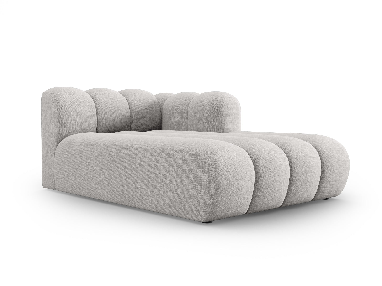 Lupine Sofa Chaise Lounge rechts 2 Sitzer in Light Grey präsentiert im Onlineshop von KAQTU Design AG. L-Sofa rechts ist von Micadoni
