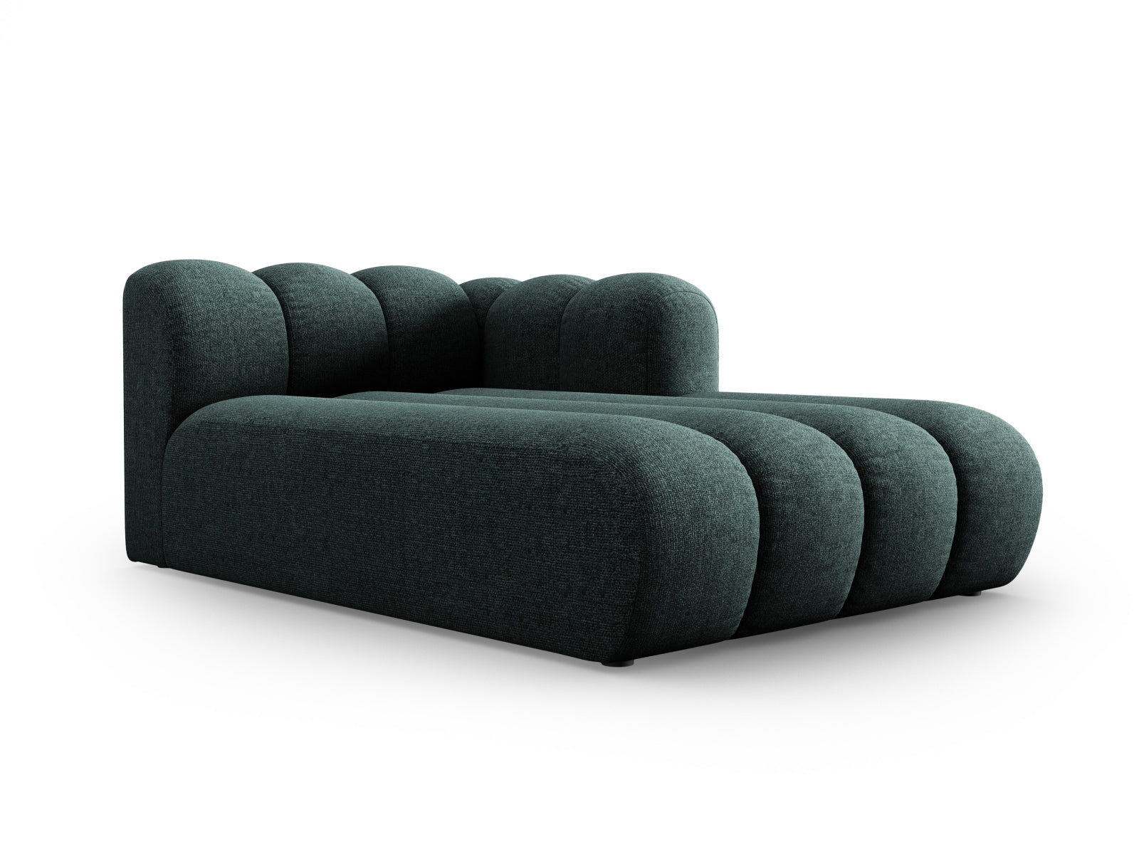 Lupine Sofa Chaise Lounge rechts 2 Sitzer in Petrol präsentiert im Onlineshop von KAQTU Design AG. L-Sofa rechts ist von Micadoni