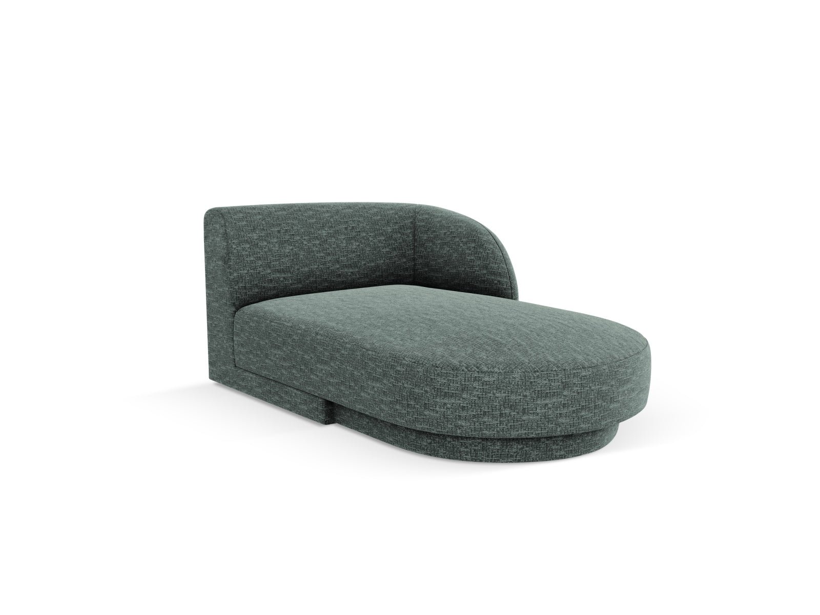 Miley Sofa Chaise Lounge rechts 2 Sitzer in Petrol präsentiert im Onlineshop von KAQTU Design AG. L-Sofa rechts ist von Micadoni