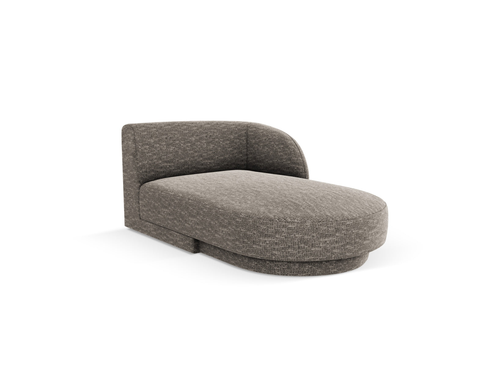 Miley Sofa Chaise Lounge rechts 2 Sitzer in Grey präsentiert im Onlineshop von KAQTU Design AG. L-Sofa rechts ist von Micadoni