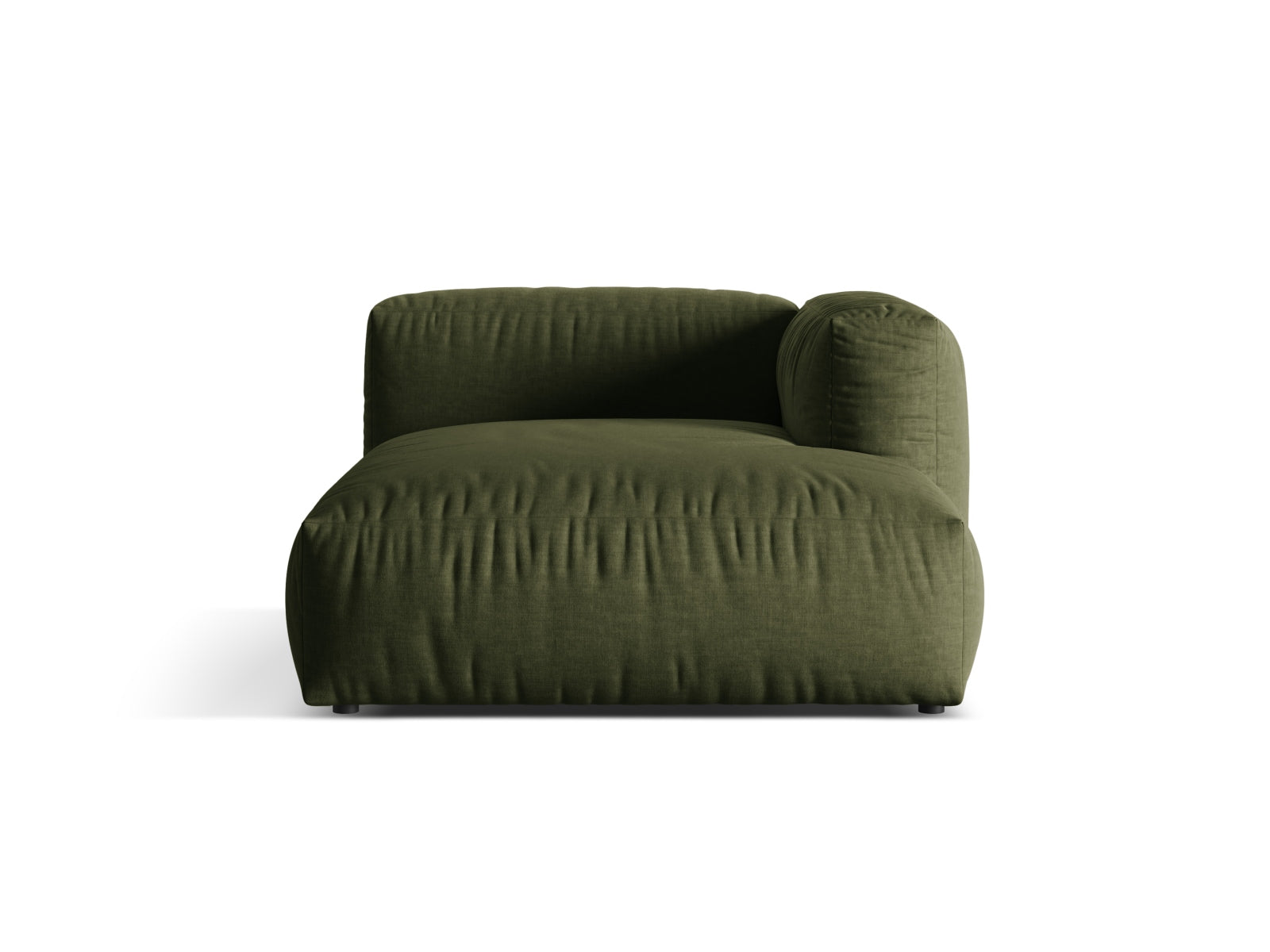 Martina Sofa Chaise Lounge rechts 1 Sitz in Green-Boston präsentiert im Onlineshop von KAQTU Design AG. L-Sofa rechts ist von Micadoni