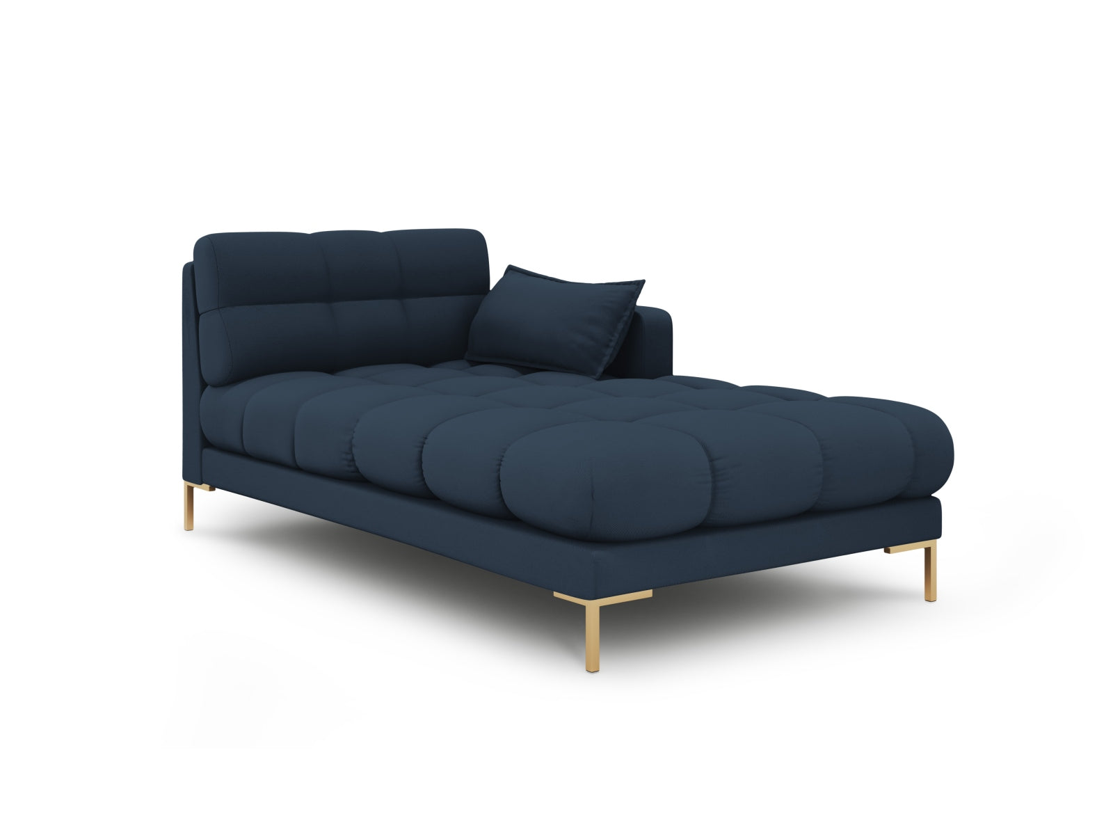 Mamaia Sofa Chaise Lounge rechts 1 Sitz in Blue/Gold präsentiert im Onlineshop von KAQTU Design AG. L-Sofa rechts ist von Micadoni