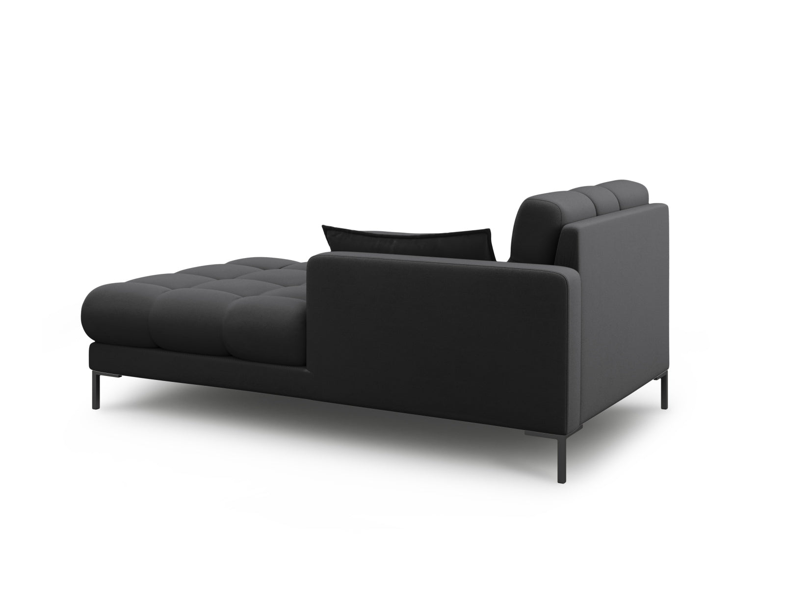 Elegantes Mamaia Sofa Chaise Lounge in Dunkelgrau/Schwarz-Neve, ideal für stilvolle Wohnräume. Perfekt für entspannte Momente.