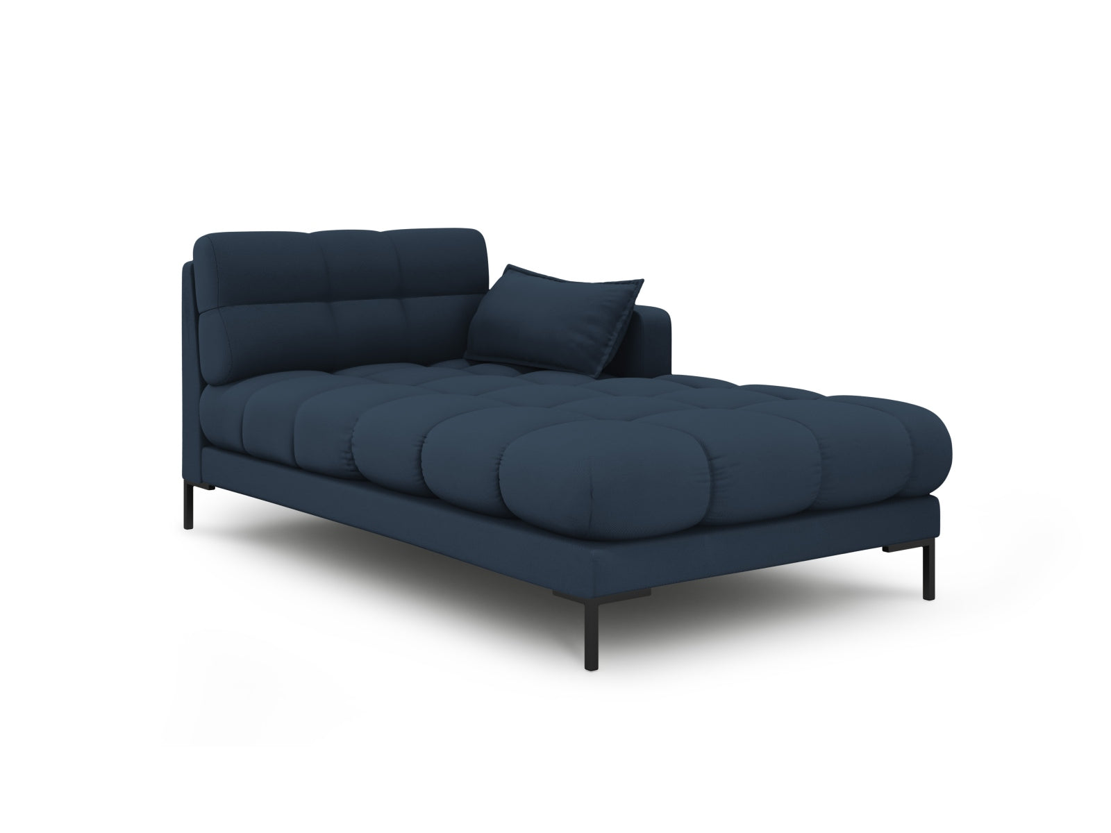 Mamaia Sofa Chaise Lounge rechts 1 Sitz in Blue/Schwarz präsentiert im Onlineshop von KAQTU Design AG. L-Sofa rechts ist von Micadoni