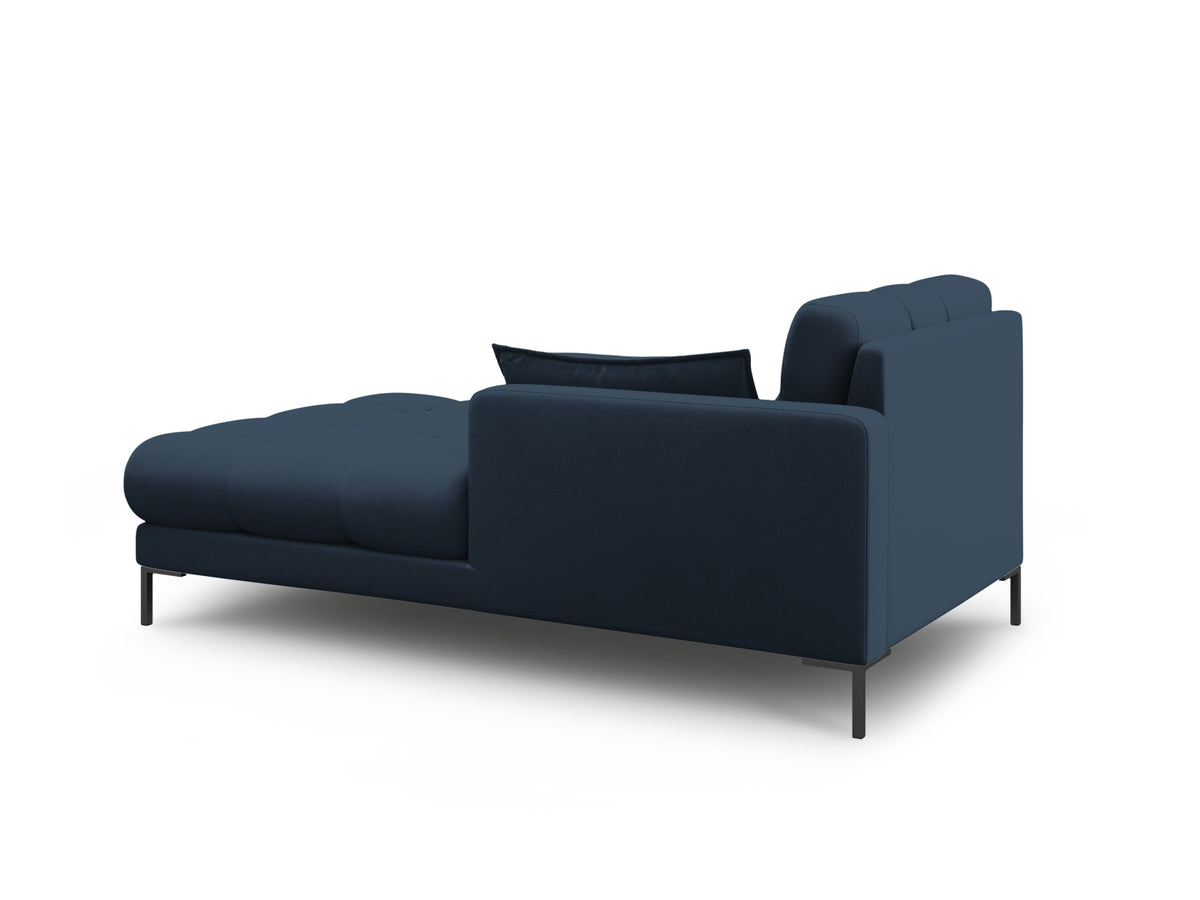 Mamaia Sofa Chaise Lounge rechts 1 Sitz in Blue/Schwarz-Neve präsentiert im Onlineshop von KAQTU Design AG. L-Sofa rechts ist von Micadoni