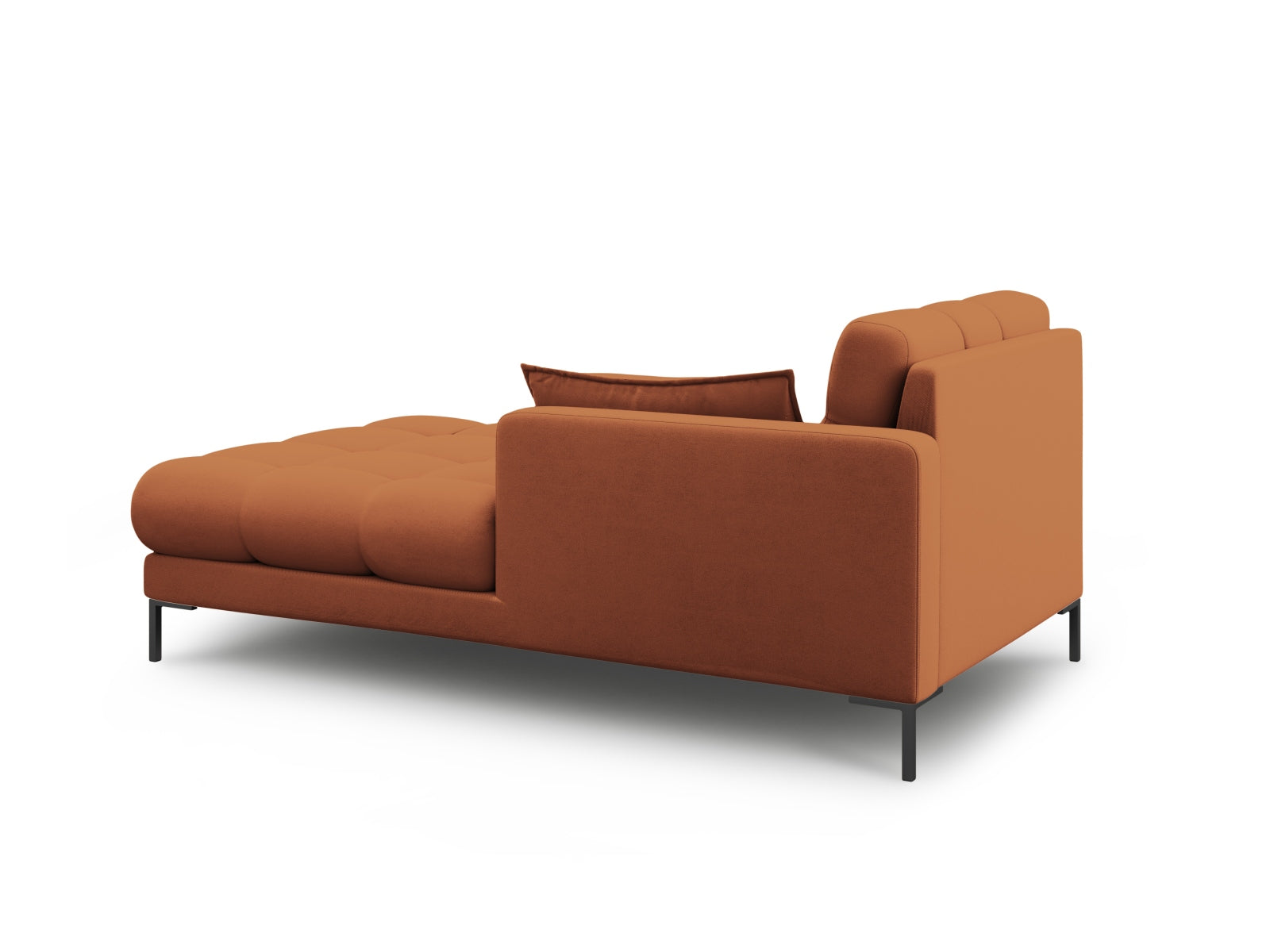 Mamaia Sofa Chaise Lounge rechts 1 Sitz in Brick/Schwarz-Neve präsentiert im Onlineshop von KAQTU Design AG. L-Sofa rechts ist von Micadoni