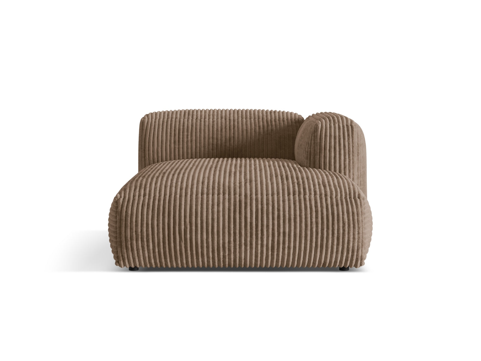 Martina Sofa Chaise Lounge rechts 1 Sitz in Acorn präsentiert im Onlineshop von KAQTU Design AG. L-Sofa rechts ist von Micadoni