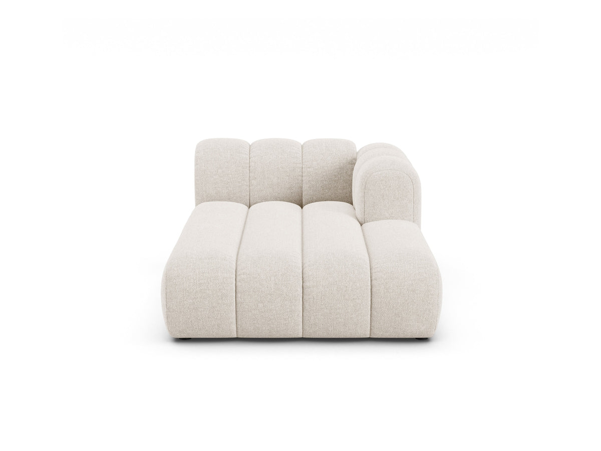 Lupine Chaise Longue rechts 2 Sitzer in Light Beige-Eden präsentiert im Onlineshop von KAQTU Design AG. Modulares Sofa ist von Micadoni