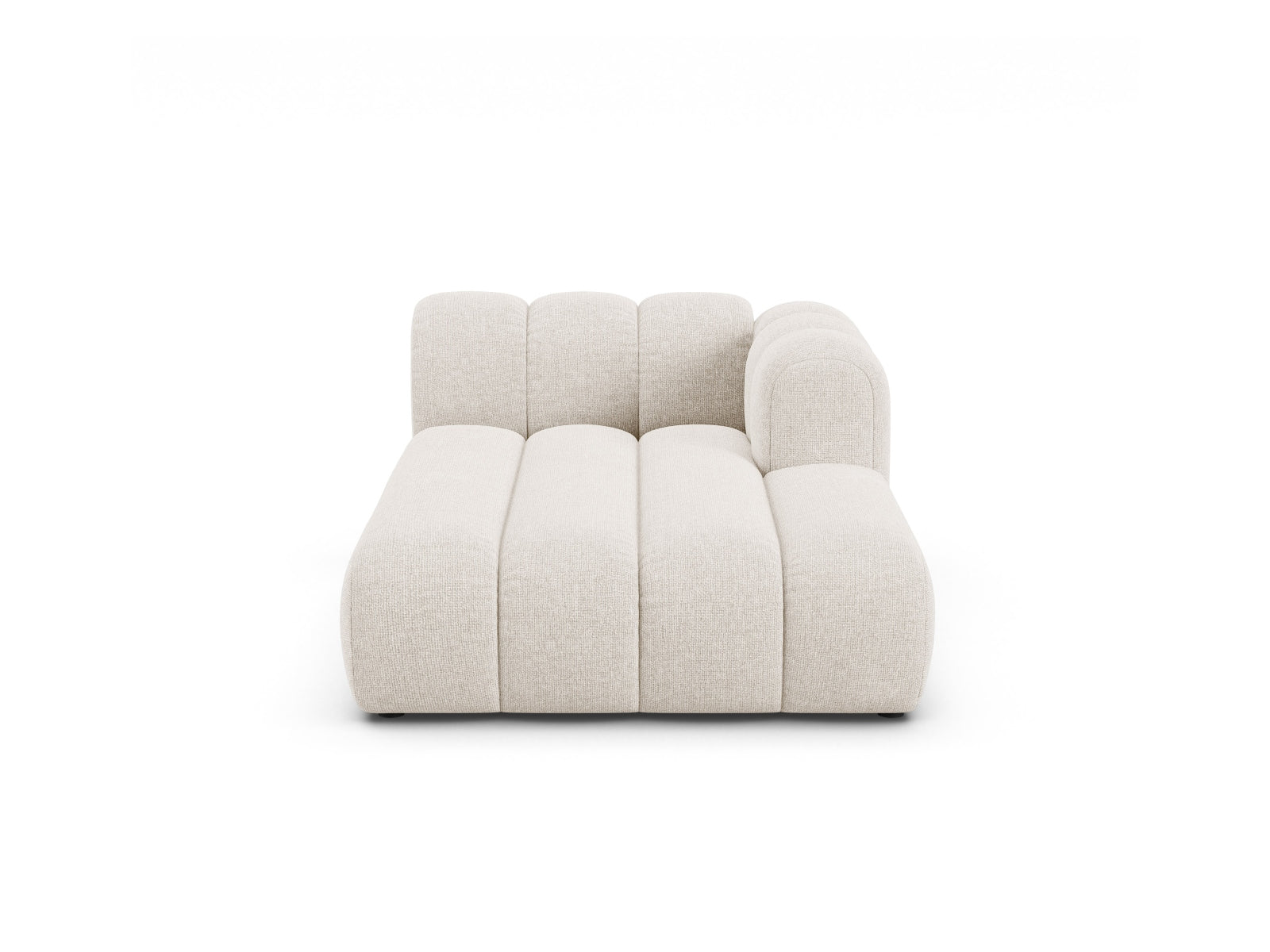 Lupine Chaise Longue rechts 2 Sitzer in Light Beige präsentiert im Onlineshop von KAQTU Design AG. Modulares Sofa ist von Micadoni