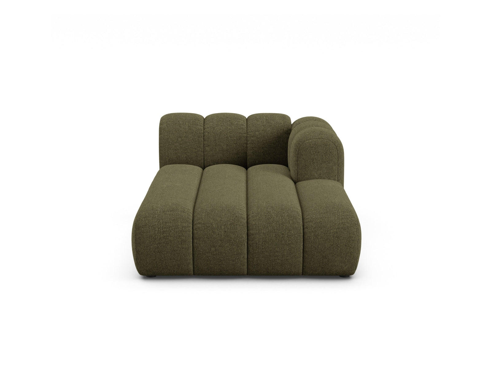 Lupine Chaise Longue rechts 2 Sitzer in Green präsentiert im Onlineshop von KAQTU Design AG. Modulares Sofa ist von Micadoni