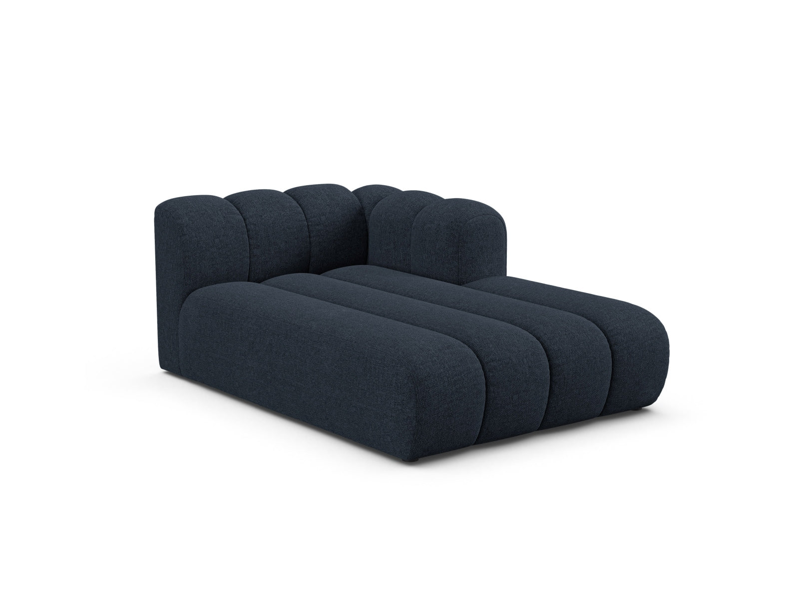 Lupine Chaise Longue rechts 2 Sitzer in Navy Blue-Eden präsentiert im Onlineshop von KAQTU Design AG. Modulares Sofa ist von Micadoni