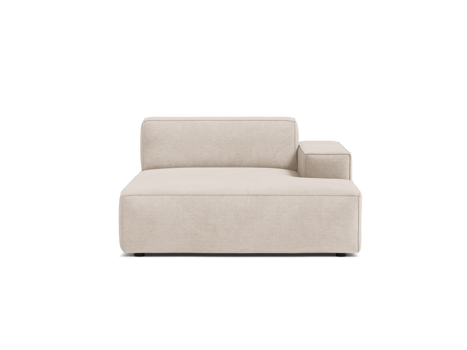 1-Sitzer Chaise Longue Rechts Jodie in Beige-Liberty präsentiert im Onlineshop von KAQTU Design AG. Modulares Sofa ist von Micadoni