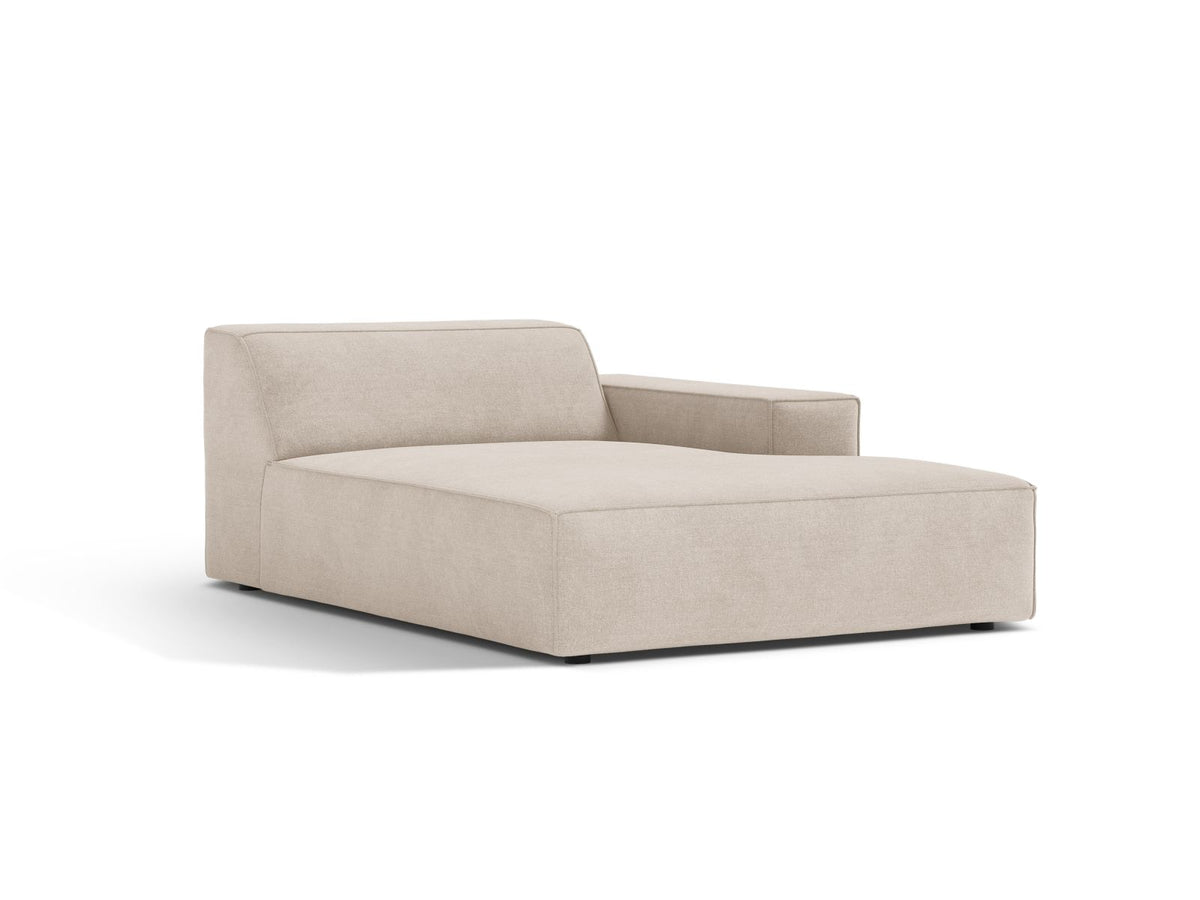 1-Sitzer Chaise Longue Rechts Jodie in Beige-Liberty präsentiert im Onlineshop von KAQTU Design AG. Modulares Sofa ist von Micadoni