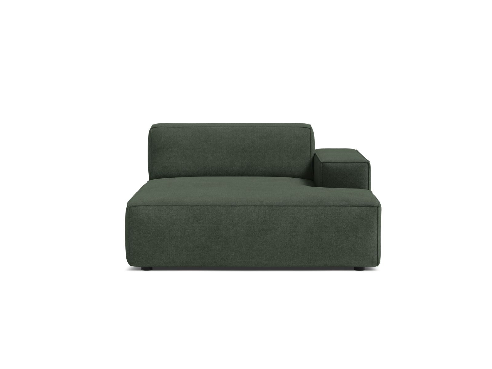 1-Sitzer Chaise Longue Rechts Jodie in Moss Green-Liberty präsentiert im Onlineshop von KAQTU Design AG. Modulares Sofa ist von Micadoni