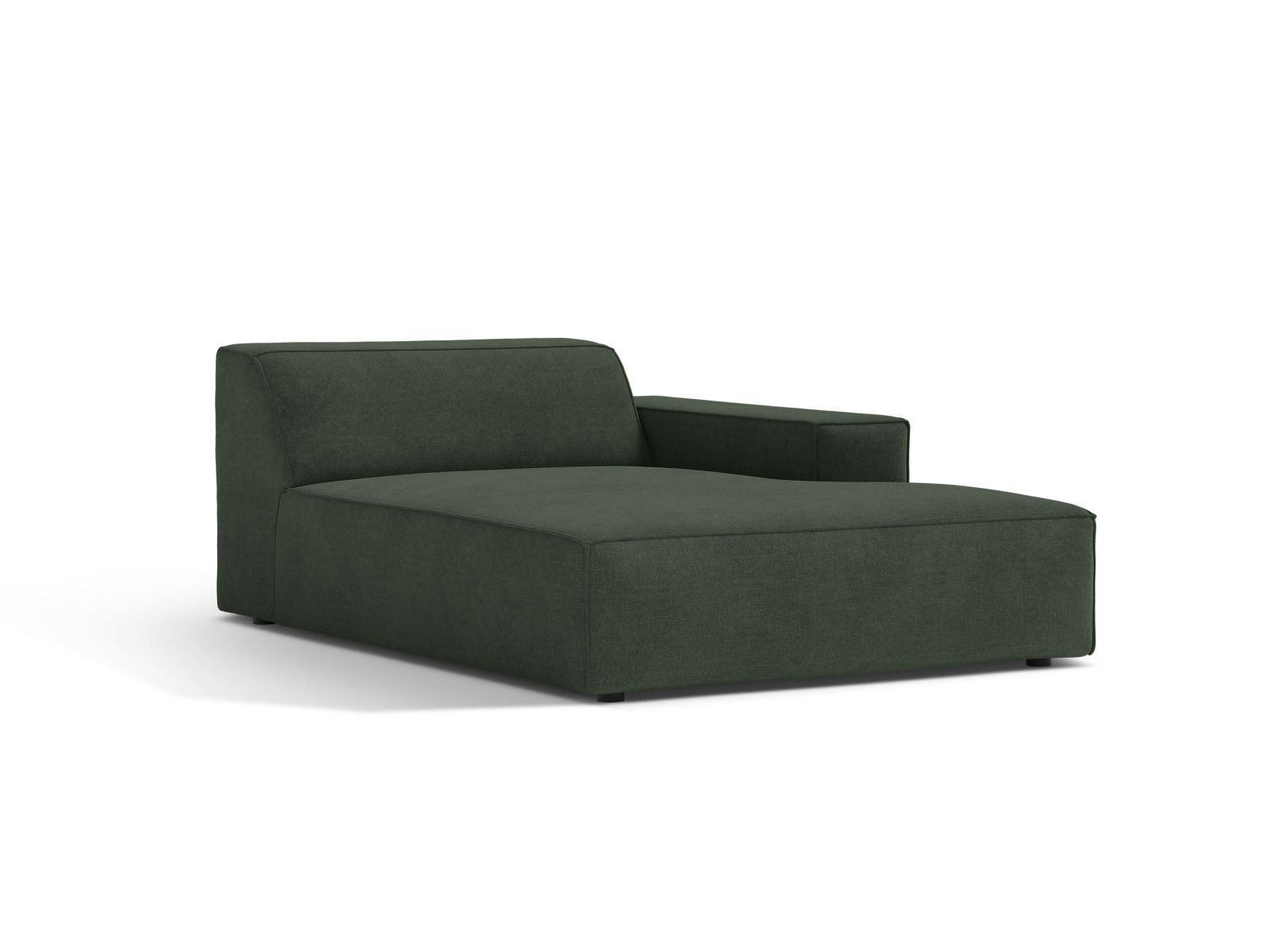 1-Sitzer Chaise Longue Rechts Jodie in Moss Green-Liberty präsentiert im Onlineshop von KAQTU Design AG. Modulares Sofa ist von Micadoni