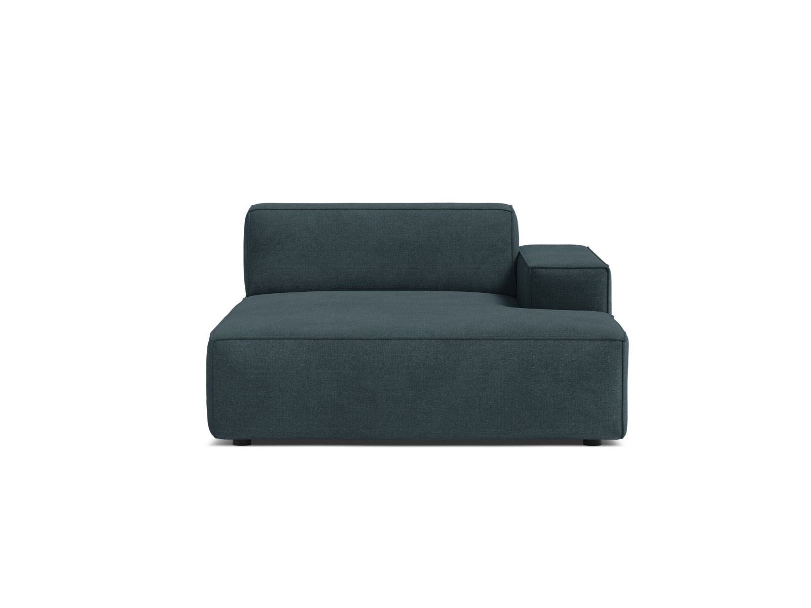 1-Sitzer Chaise Longue Rechts Jodie in Deep Petrol-Liberty präsentiert im Onlineshop von KAQTU Design AG. Modulares Sofa ist von Micadoni
