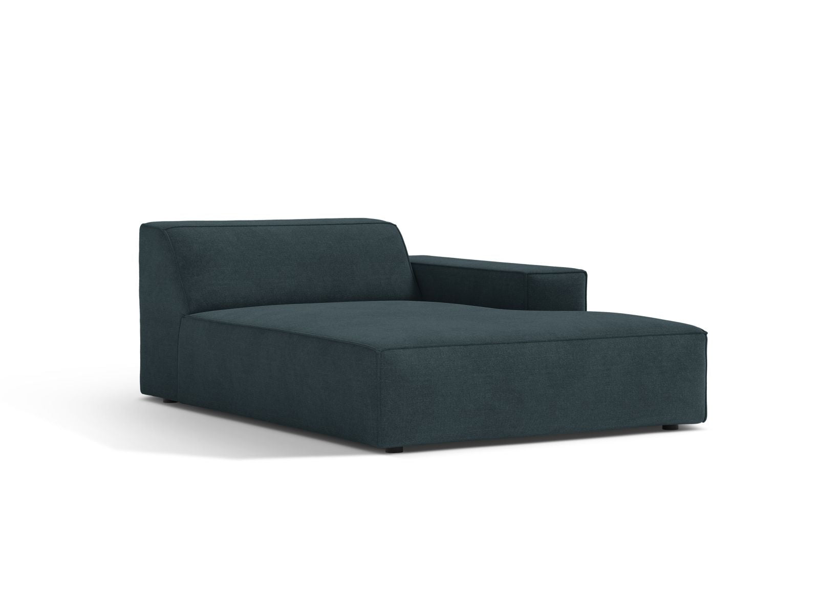 1-Sitzer Chaise Longue Rechts Jodie in Deep Petrol-Liberty präsentiert im Onlineshop von KAQTU Design AG. Modulares Sofa ist von Micadoni