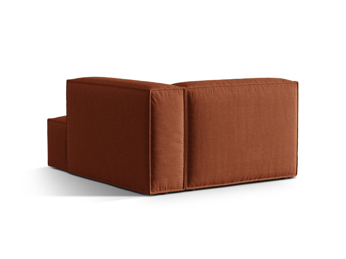 1-Sitzer Modul Chaise Longue Rechts Nuria in Brick-Liberty präsentiert im Onlineshop von KAQTU Design AG. Modulares Sofa ist von Micadoni