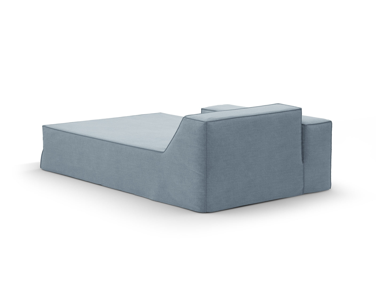 Jodie Modular Chaise Longue rechts 1 Sitzer in Muted Blue präsentiert im Onlineshop von KAQTU Design AG. Modulares Sofa ist von Micadoni