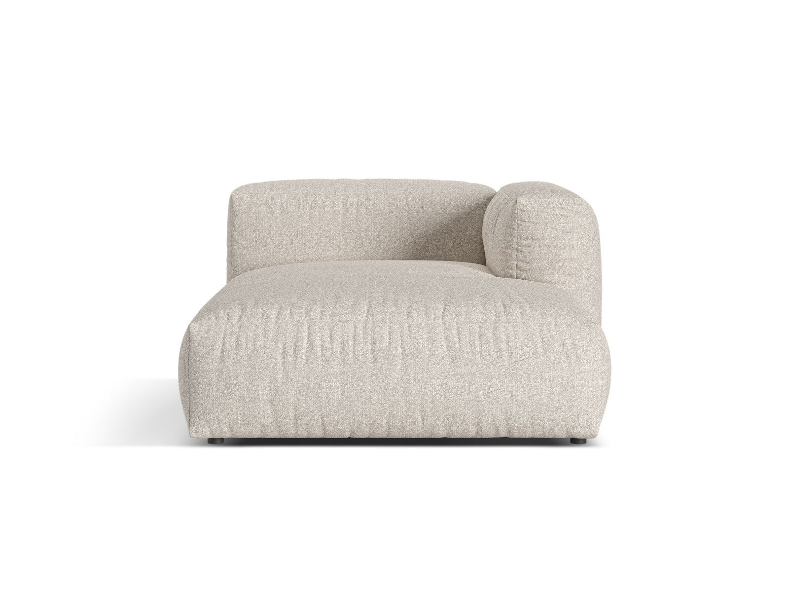 1-Sitzer Chaise Longue Rechts Martina in Beige-Monet präsentiert im Onlineshop von KAQTU Design AG. Modulares Sofa ist von Micadoni