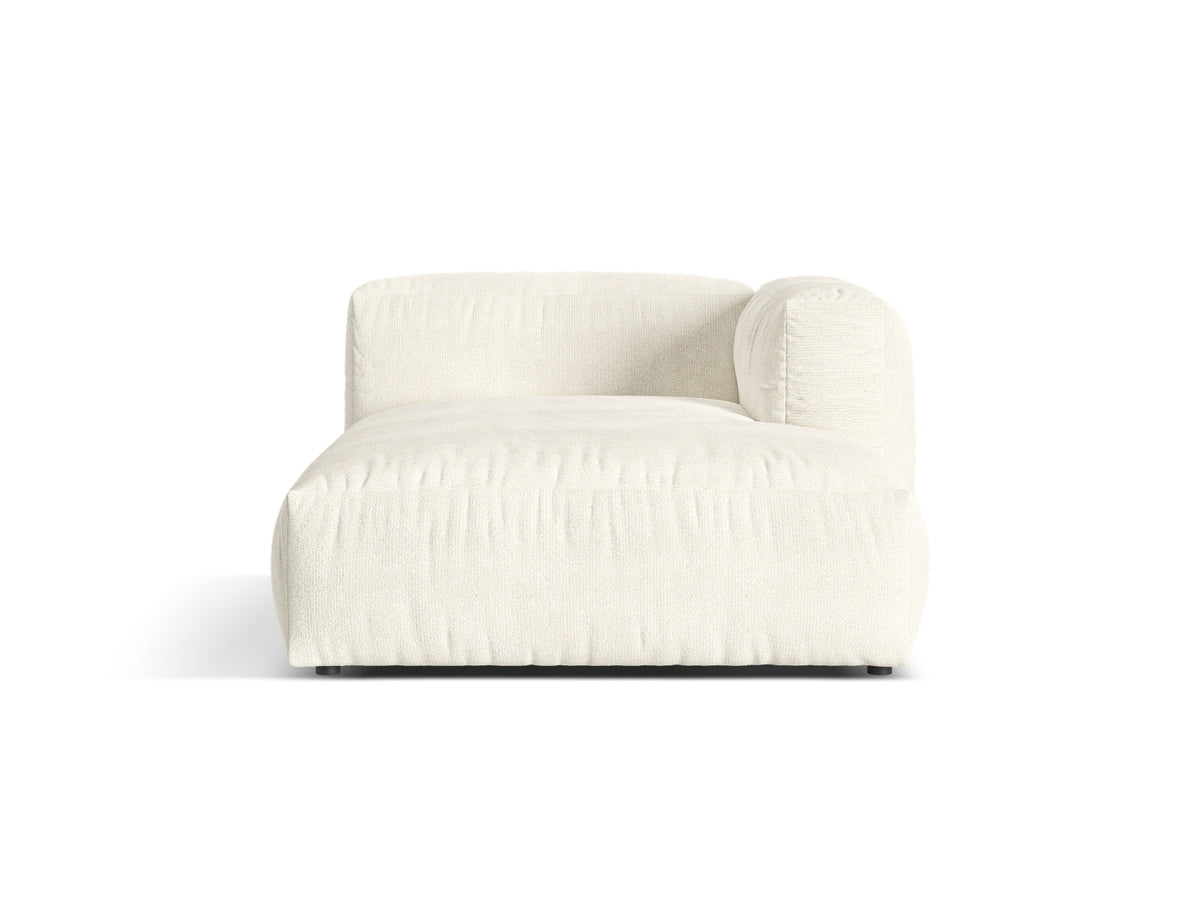 1-Sitzer Chaise Longue Rechts Martina in Ivory-Monet präsentiert im Onlineshop von KAQTU Design AG. Modulares Sofa ist von Micadoni