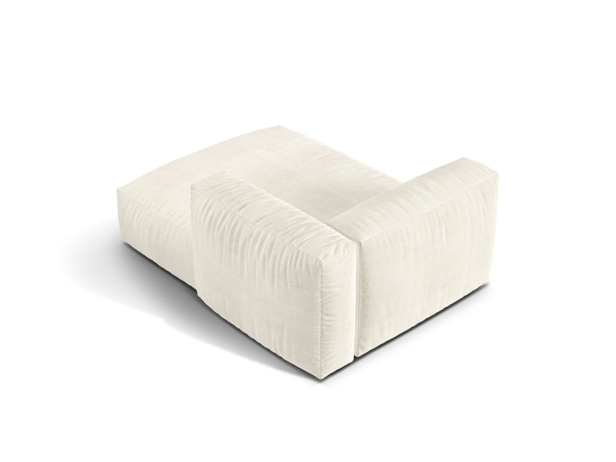 1-Sitzer Chaise Longue Rechts Martina in Ivory-Monet präsentiert im Onlineshop von KAQTU Design AG. Modulares Sofa ist von Micadoni