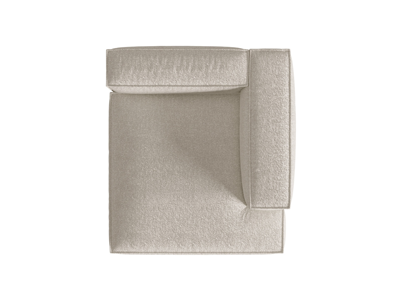 Erleben Sie die elegante Nuria Boucle Chaise Longue rechts von Micadoni – ein 1-Sitzer, der modernes Design und höchsten Komfort perfekt kombiniert.