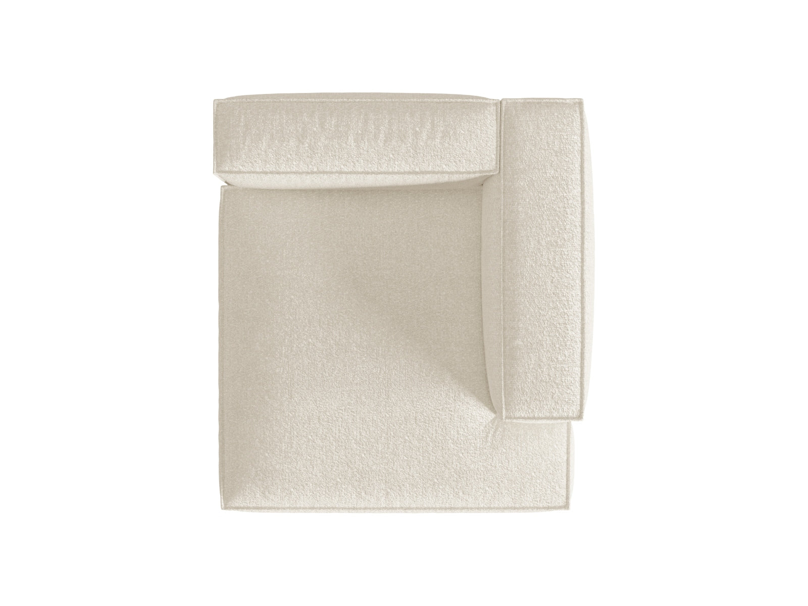 Entdecken Sie die stilvolle Nuria Boucle Chaise Longue rechts von Micadoni – ein komfortabler 1-Sitzer, der modernes Design und Gemütlichkeit vereint.