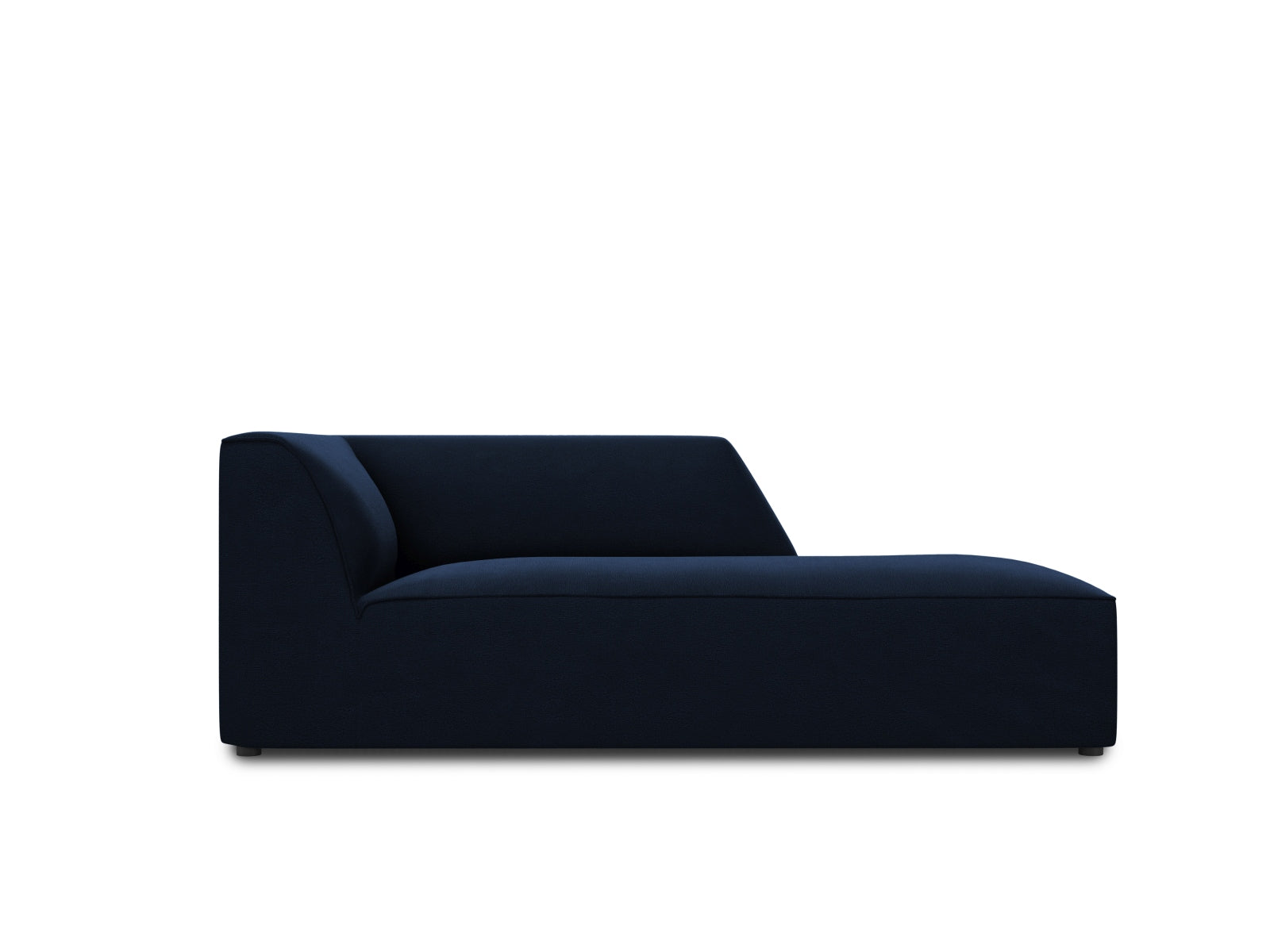 Ruby Velour Sofa Chaise Lounge rechts 1 Sitz in Royal Blue-Salvador präsentiert im Onlineshop von KAQTU Design AG. L-Sofa rechts ist von Micadoni