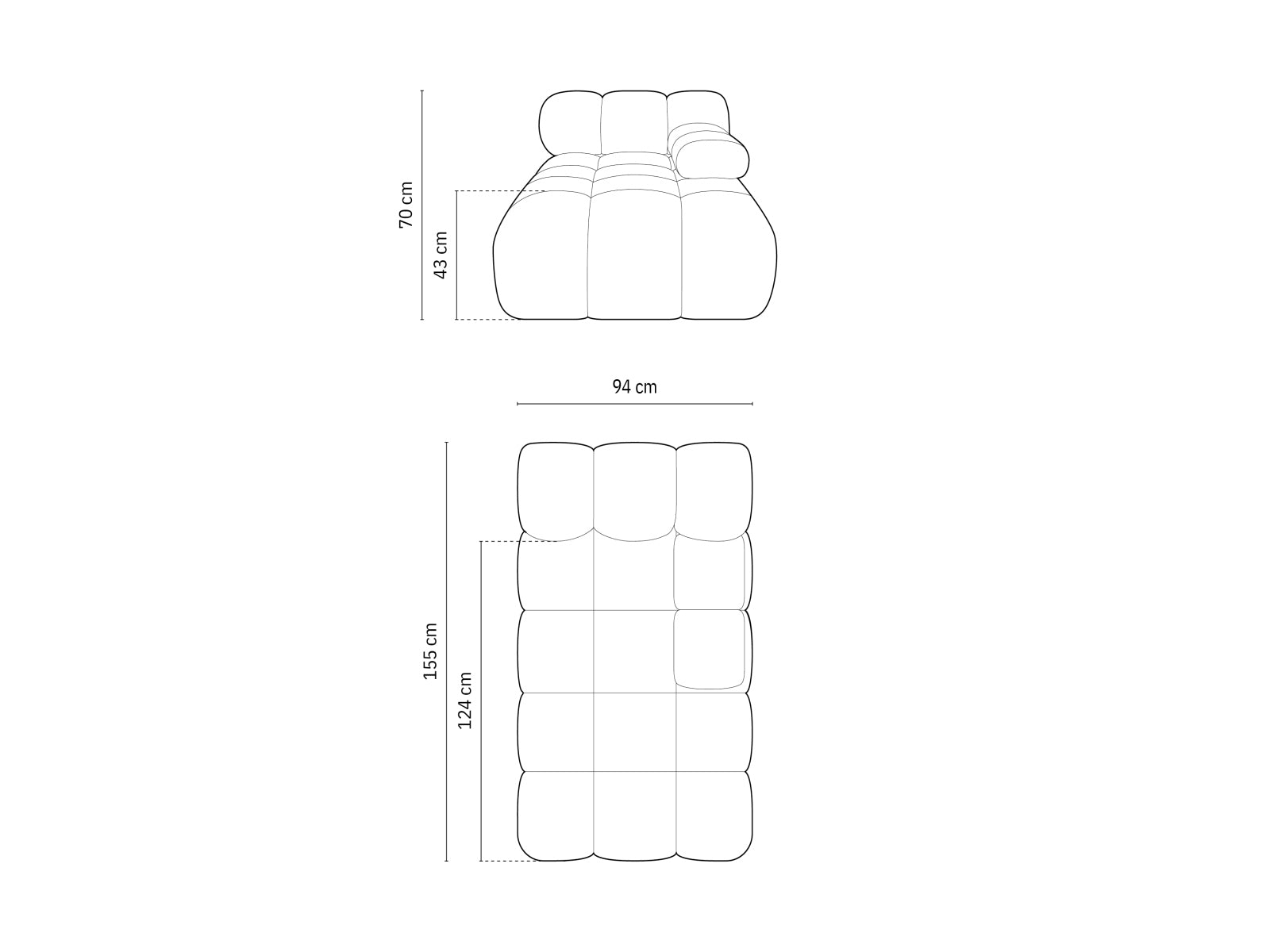 Erleben Sie die Bellis Velour Chaise Lounge rechts von Micadoni – ein elegantes Sofa, das perfekten Komfort und Stil für Ihr Zuhause bietet.