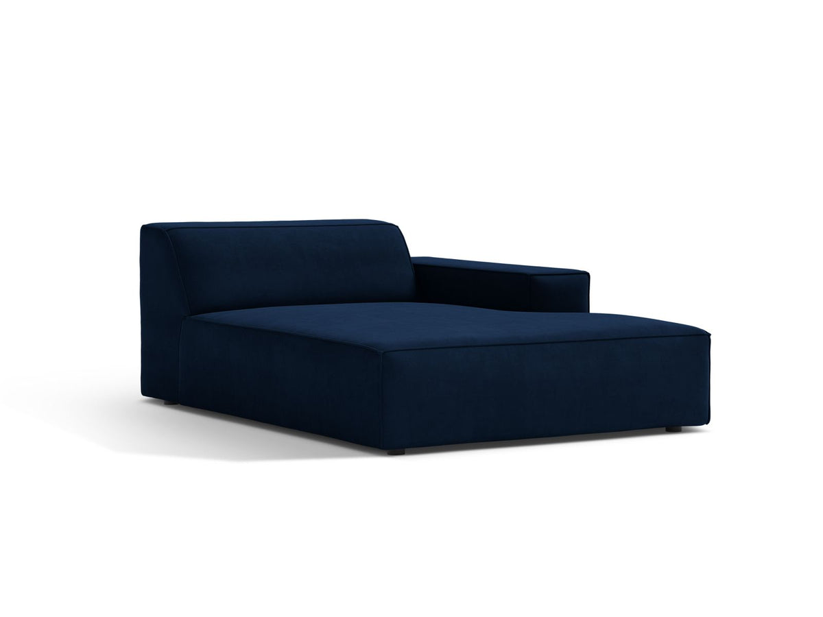 1-Sitzer Chaise Longue Rechts Jodie in Royal Blue-Bluvel präsentiert im Onlineshop von KAQTU Design AG. Modulares Sofa ist von Micadoni