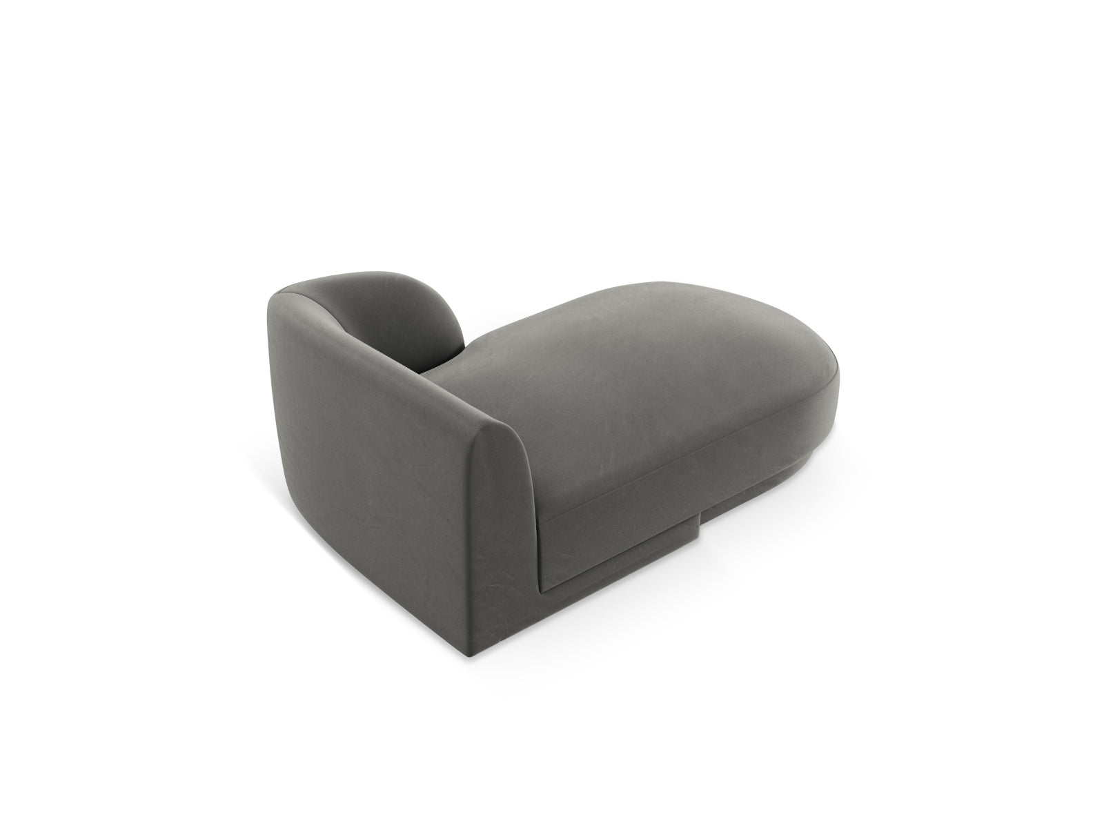 Erleben Sie das stilvolle Miley Velour Sofa Chaise Lounge rechts 2 Sitzer von Micadoni – ideal für modernes Wohnen und höchsten Sitzkomfort!