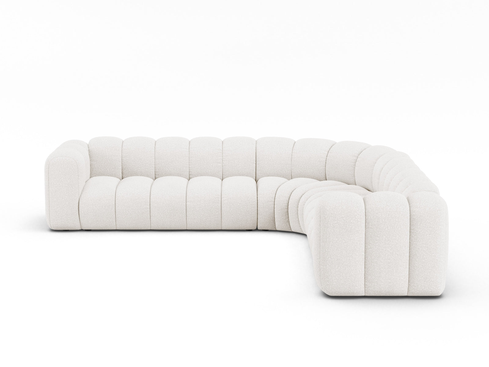 Lupine Modulares Symmetrical Ecksofa 5 Sitzer in White präsentiert im Onlineshop von KAQTU Design AG. Ecksofa ist von Micadoni