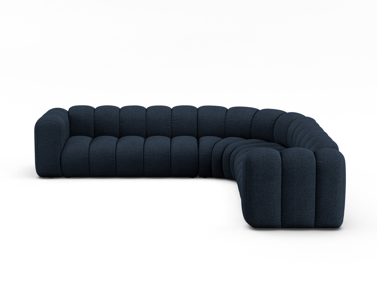 Lupine Modulares Symmetrical Ecksofa 5 Sitzer in Dark Blue präsentiert im Onlineshop von KAQTU Design AG. Ecksofa ist von Micadoni