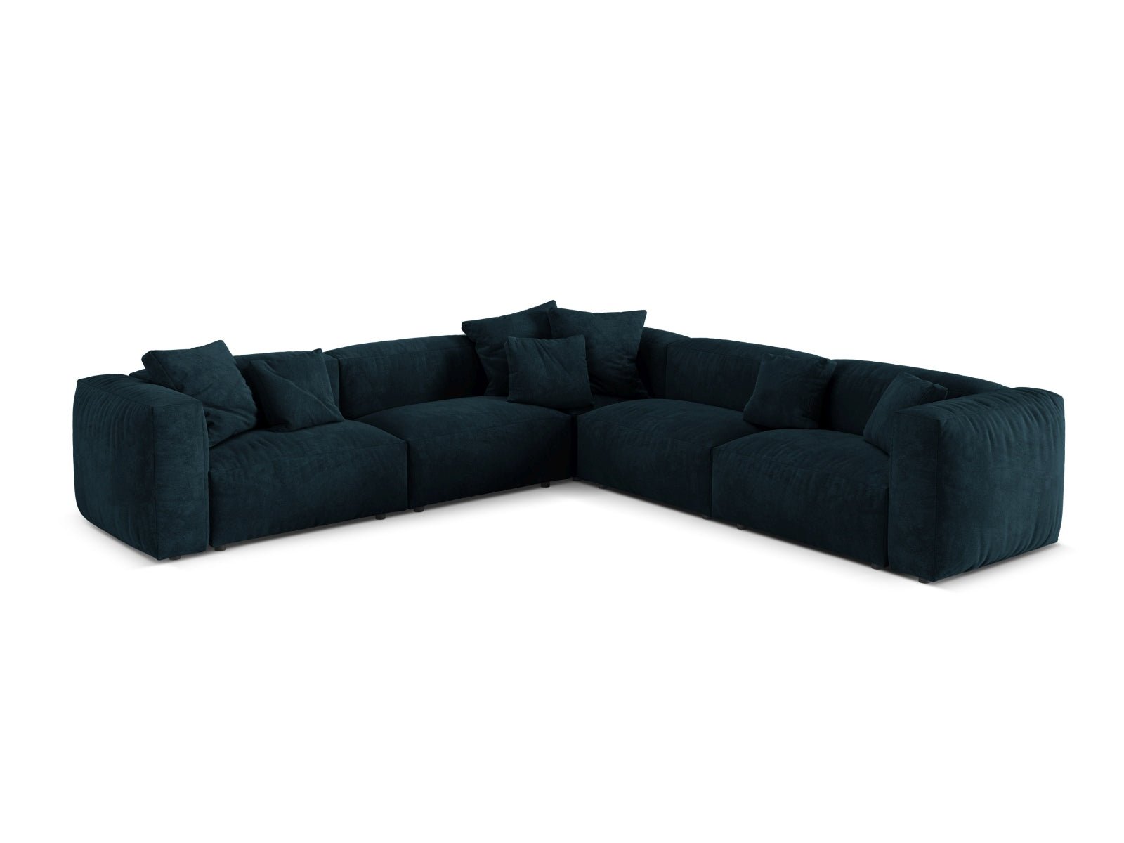 Elegantes 5-Sitzer Ecksofa Symmetric Martina von Micadoni, perfekt für modernes Wohnen und gemütliche Stunden mit Freunden und Familie.