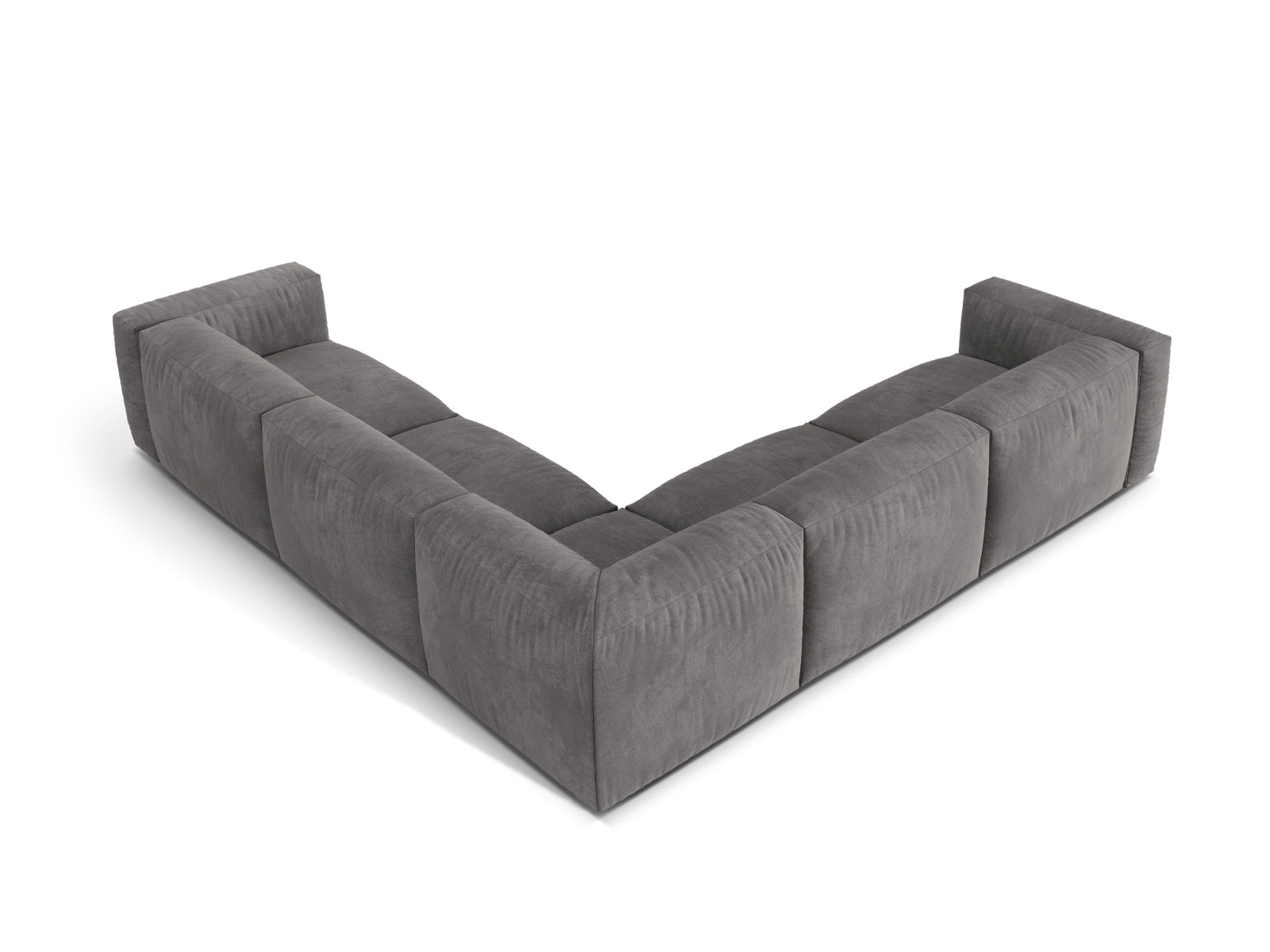 Stylisches 5-Sitzer Ecksofa Symmetric Martina von Micadoni, ideal für entspannte Abende und stilvolle Einrichtung.