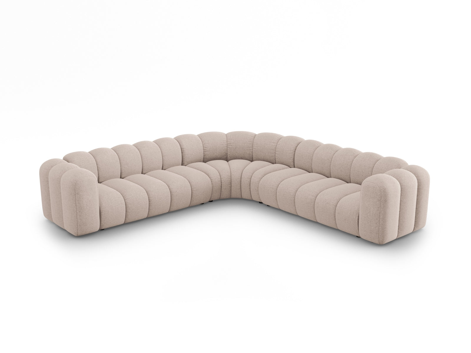 Lupine Modulares Symmetrical Ecksofa 5 Sitzer in Beige präsentiert im Onlineshop von KAQTU Design AG. Ecksofa ist von Micadoni