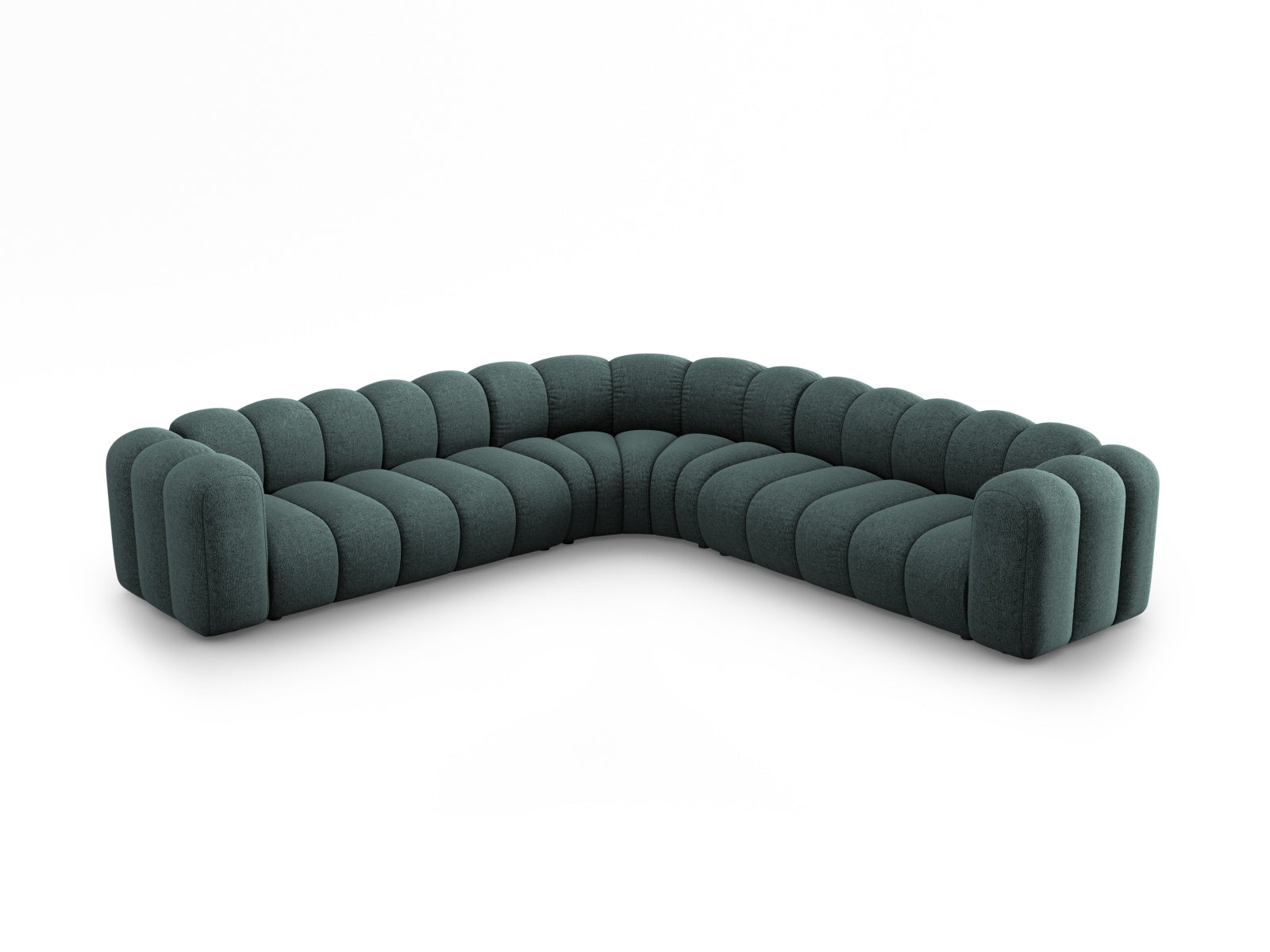 Lupine Modulares Symmetrical Ecksofa 5 Sitzer in Petrol präsentiert im Onlineshop von KAQTU Design AG. Ecksofa ist von Micadoni
