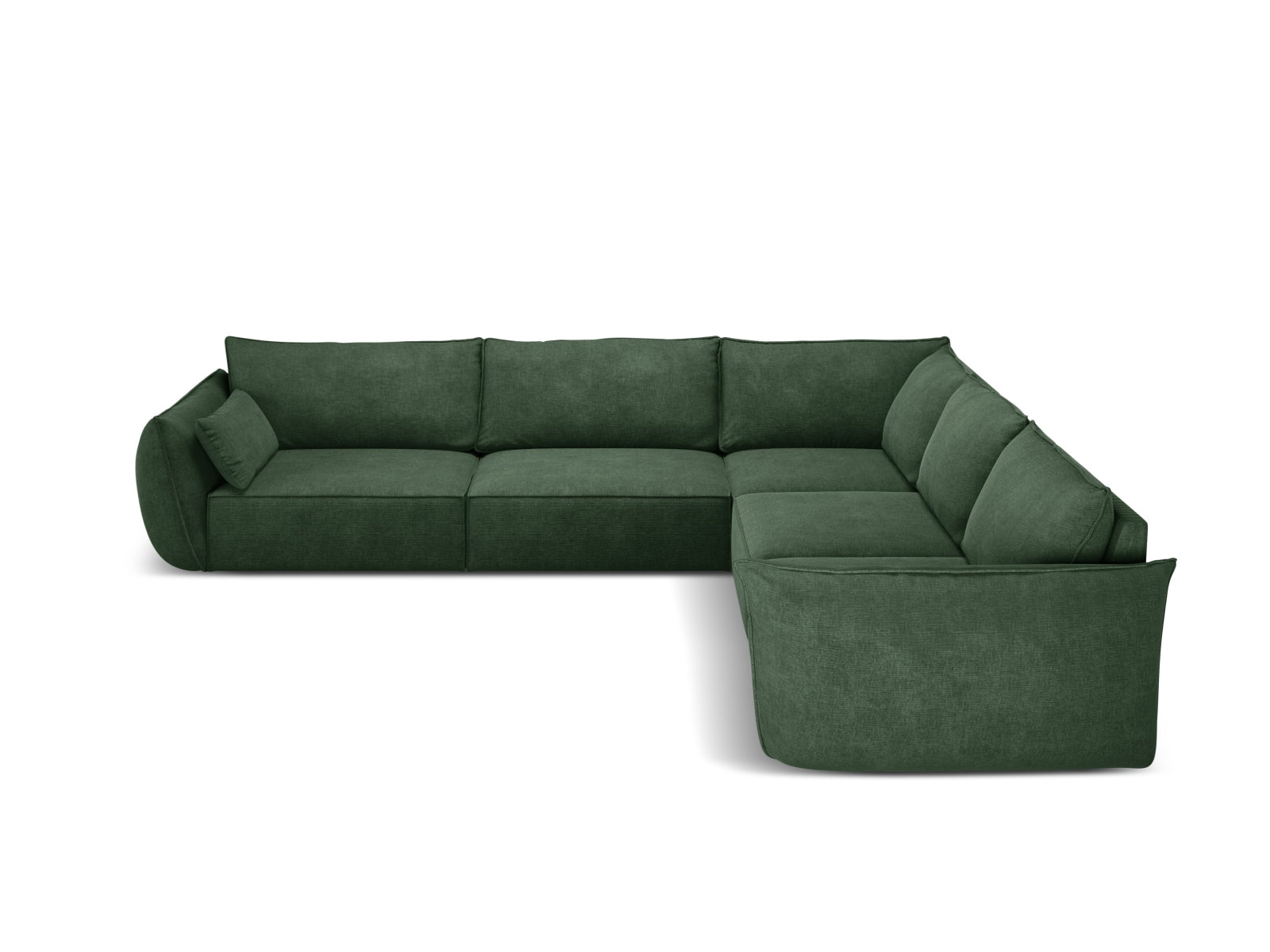 Entdecken Sie das stilvolle Kaelle Symmetrical Ecksofa 7 Sitzer von Micadoni – der perfekte Komfort für gesellige Abende und moderne Wohnräume.