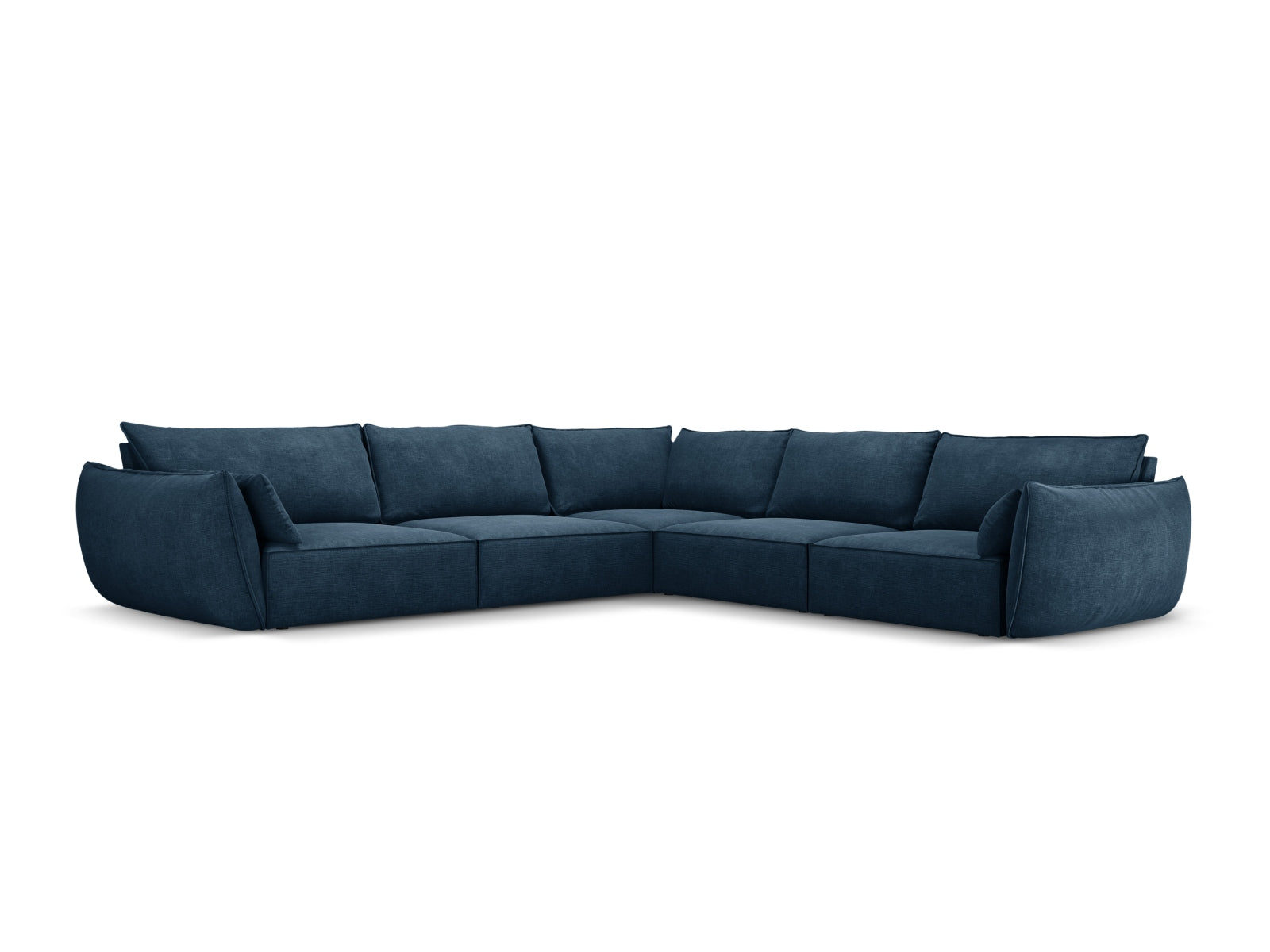 Kaelle Symmetrical Ecksofa 7 Sitzer in Royal Blue präsentiert im Onlineshop von KAQTU Design AG. Ecksofa ist von Micadoni