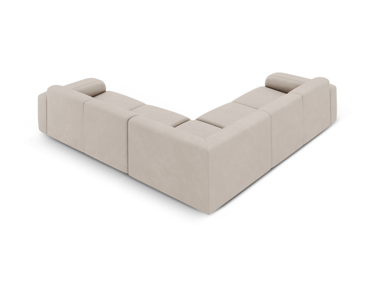 Molino Symmetrical Ecksofa 5 Sitzer in Beige-Rebel präsentiert im Onlineshop von KAQTU Design AG. Ecksofa ist von Micadoni
