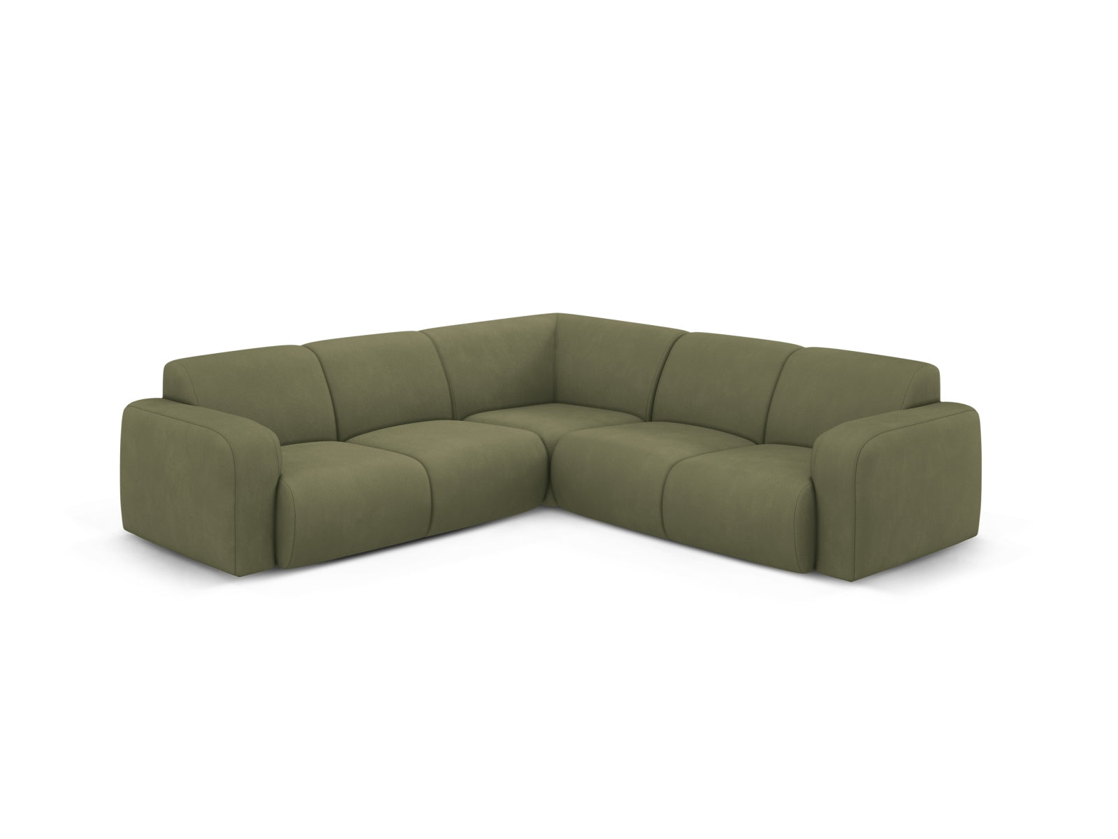 Molino Symmetrical Ecksofa 5 Sitzer in Light Green präsentiert im Onlineshop von KAQTU Design AG. Ecksofa ist von Micadoni