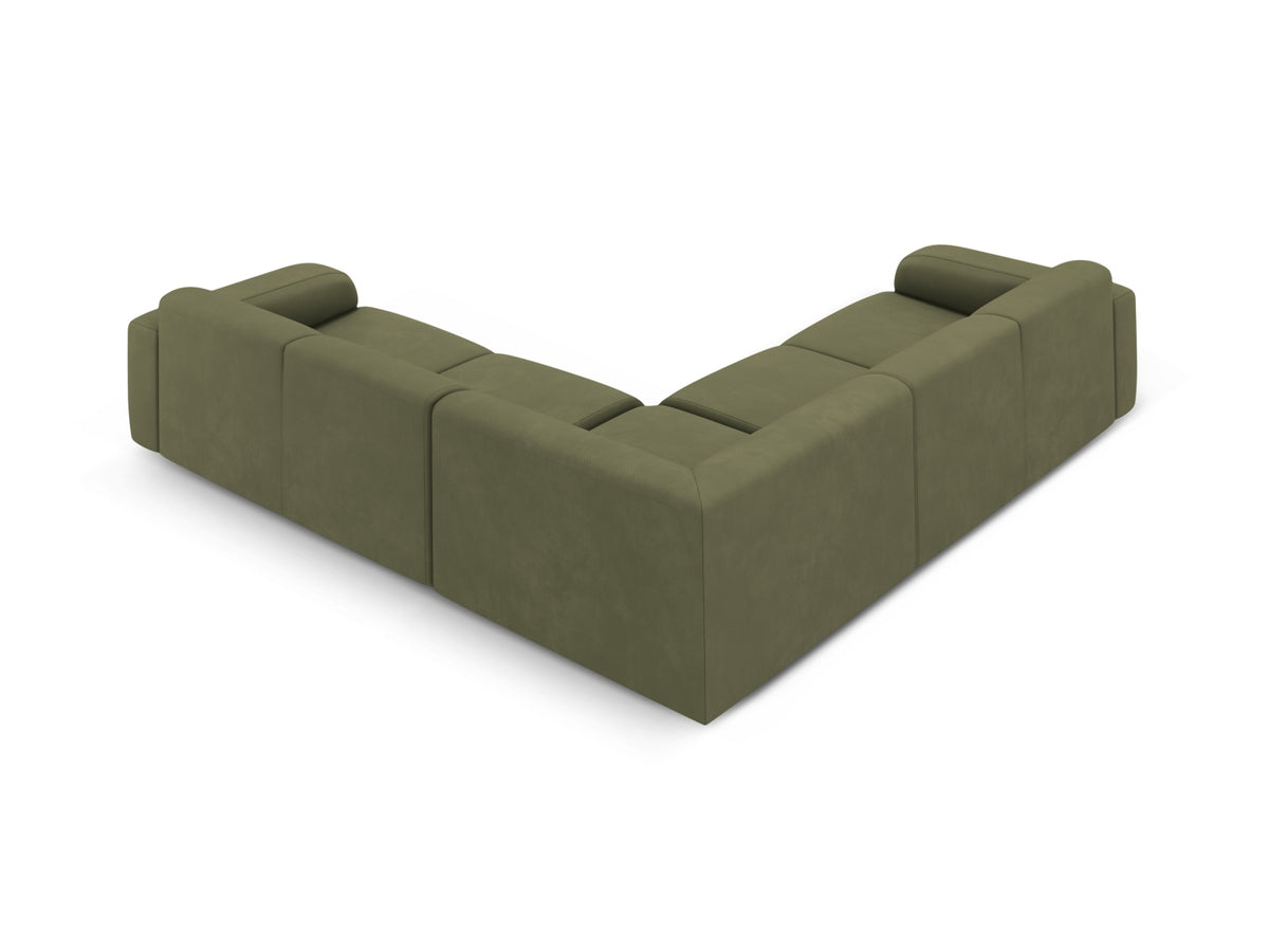Molino Symmetrical Ecksofa 5 Sitzer in Light Green-Rebel präsentiert im Onlineshop von KAQTU Design AG. Ecksofa ist von Micadoni