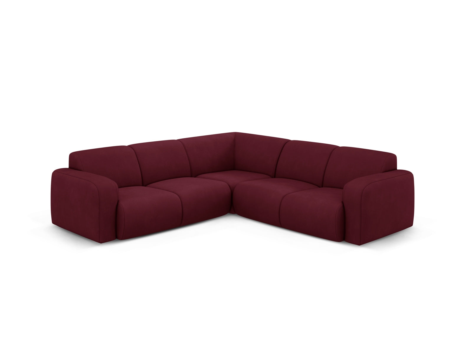 Molino Symmetrical Ecksofa 5 Sitzer in Bordeaux präsentiert im Onlineshop von KAQTU Design AG. Ecksofa ist von Micadoni